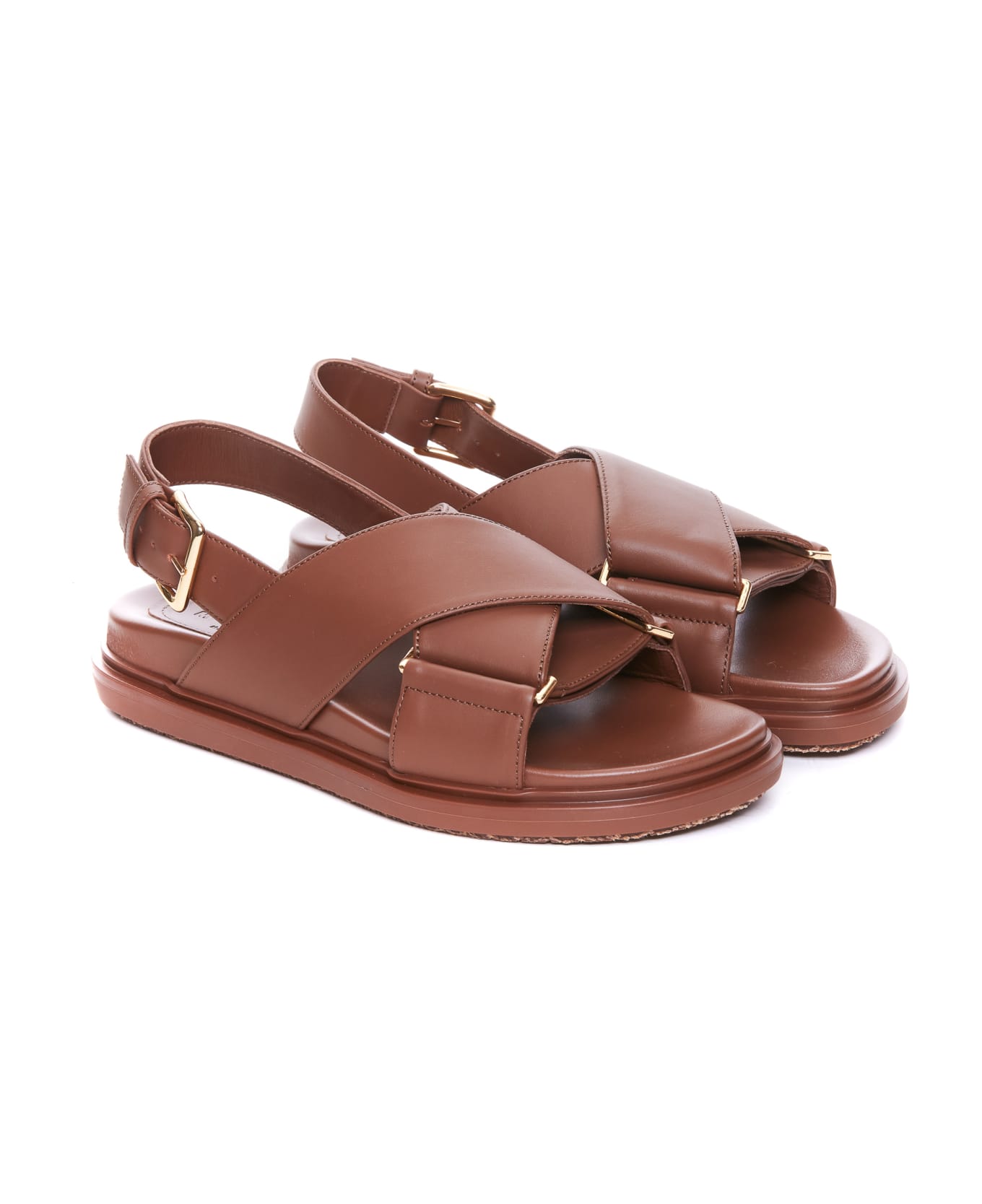 Marni Fussbett Sandals - Brown サンダル