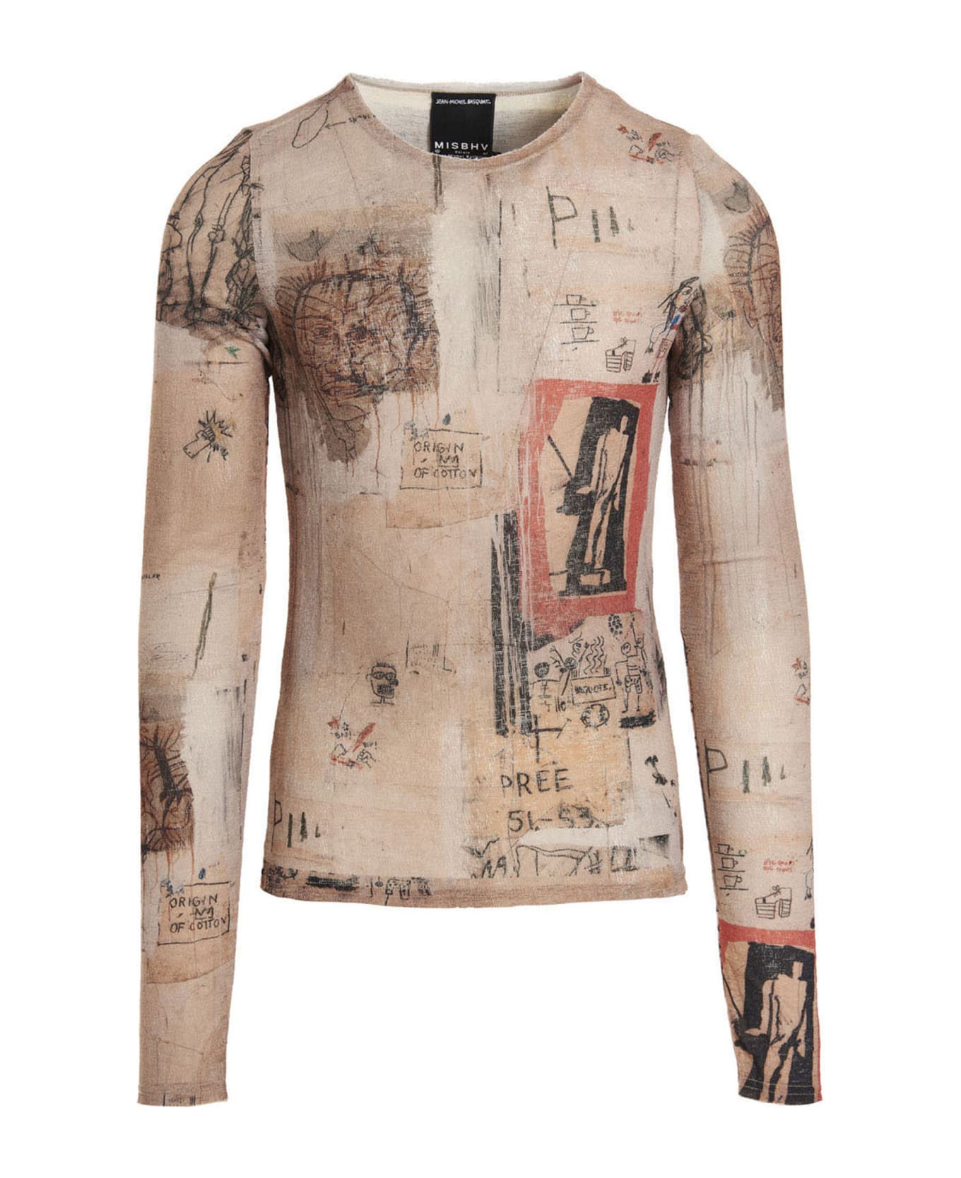 MISBHV X Jean-michel Basquiat 'big Shoes  Sweater - Multicolor
