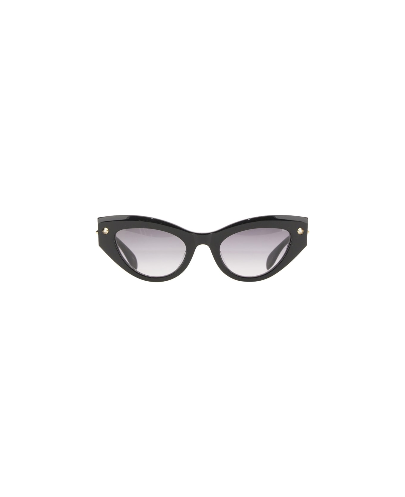 Alexander McQueen Cat-eye Sunglasses Spike Studs - BLACK