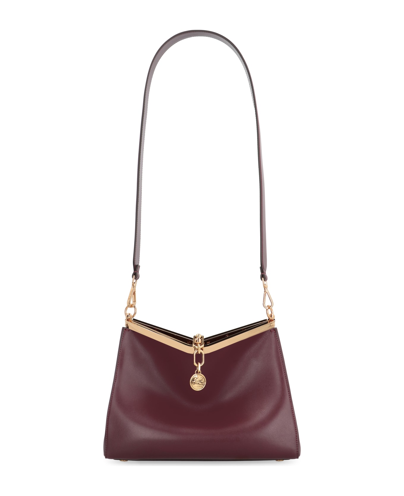 Etro Burgundy Medium Vela Bag - Red