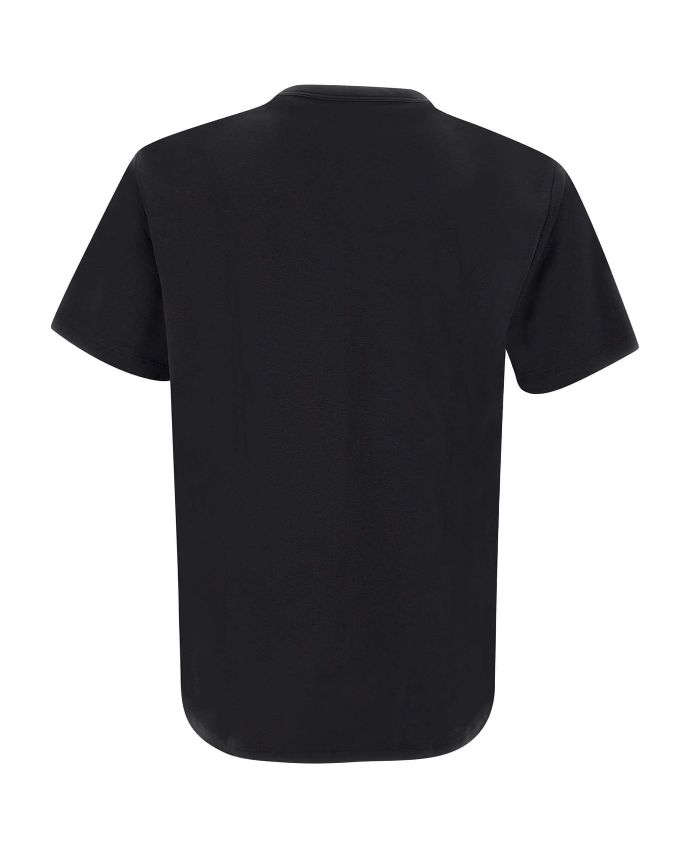 Sun 68 "solid" Cotton T-shirt - BLACK