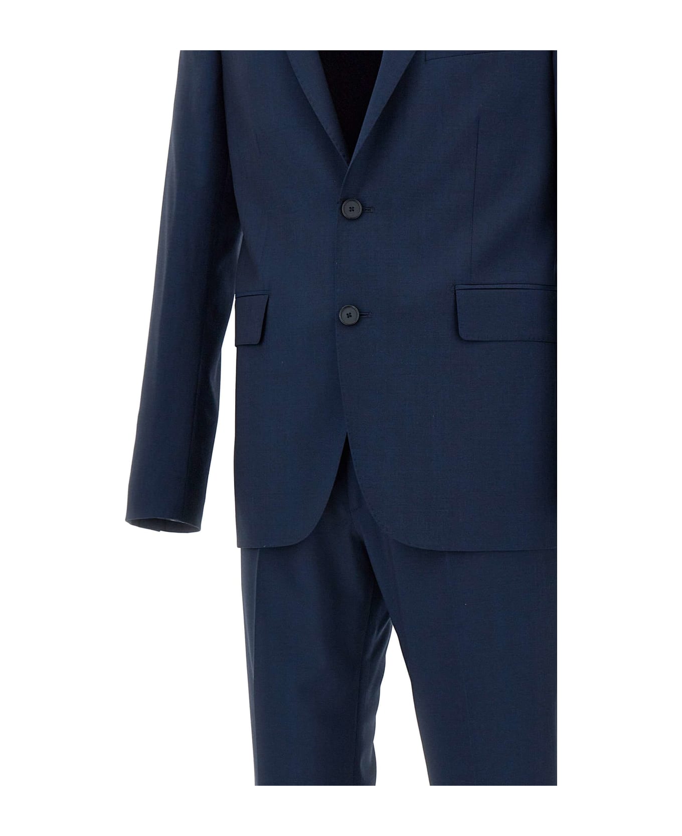 Tagliatore Two-piece Virgin Wool Suit - BLUE