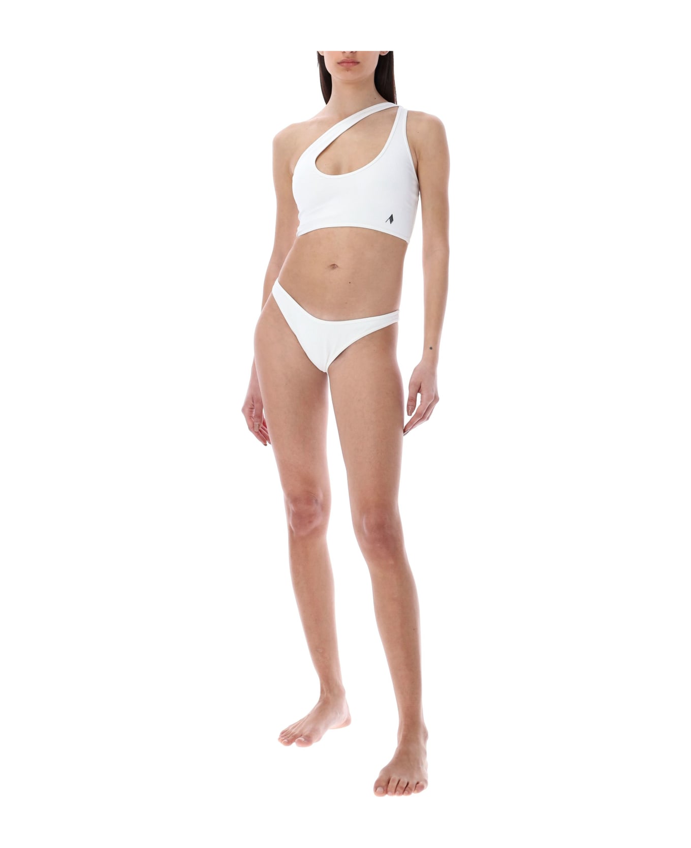 The Attico Ribbed Bikini - WHITE ビキニ