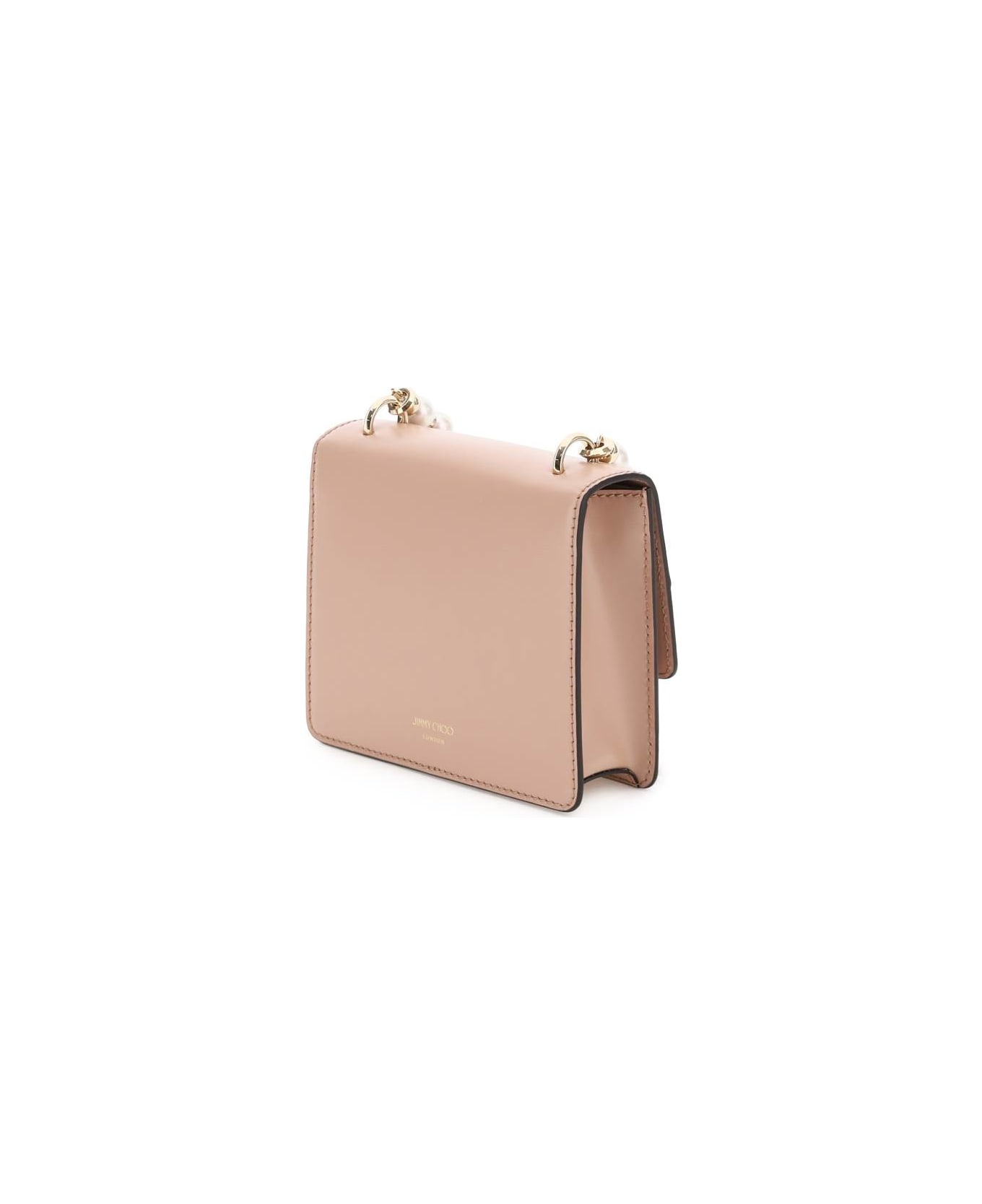 Jimmy Choo Avenue Quad Xs Shoulder Bag - BALLET PINK LIGHT GOLD (Pink) ショルダーバッグ