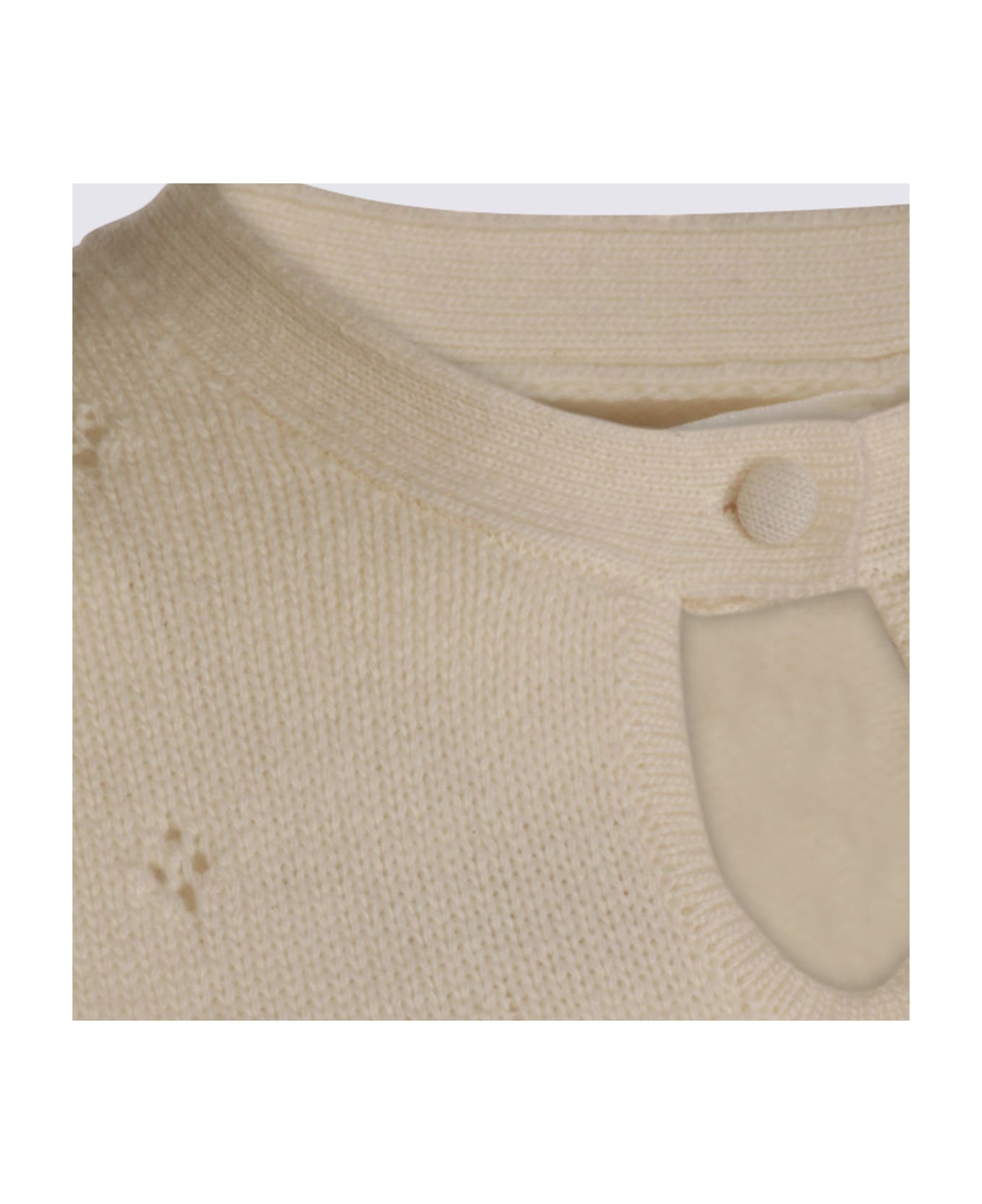 Chloé White Wool Knitwear - ICONIC MILK