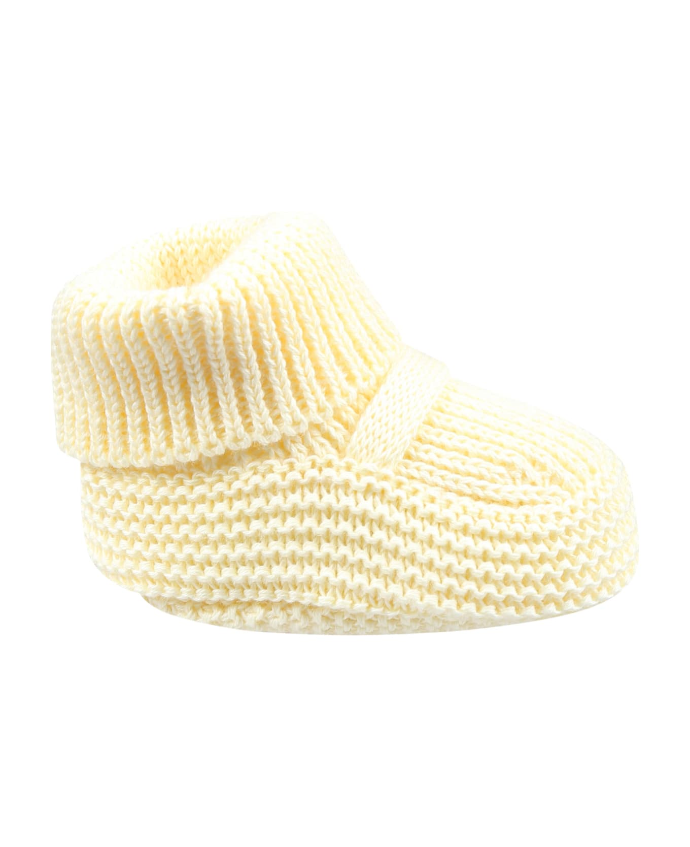 Little Bear Yellow Bootees For Baby Kids - Yellow