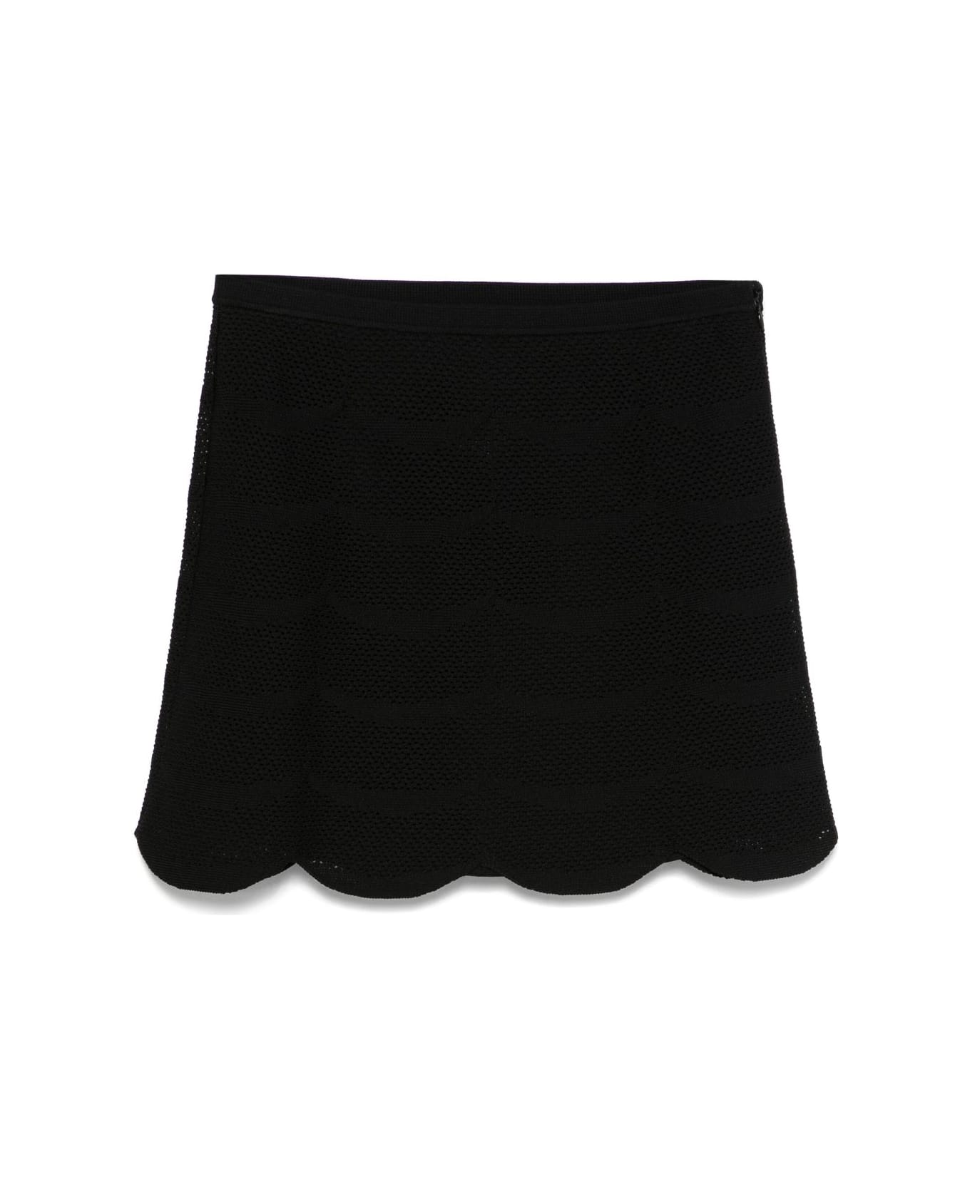 Tom Ford Silk And Cotton Mini Skirt - Black スカート