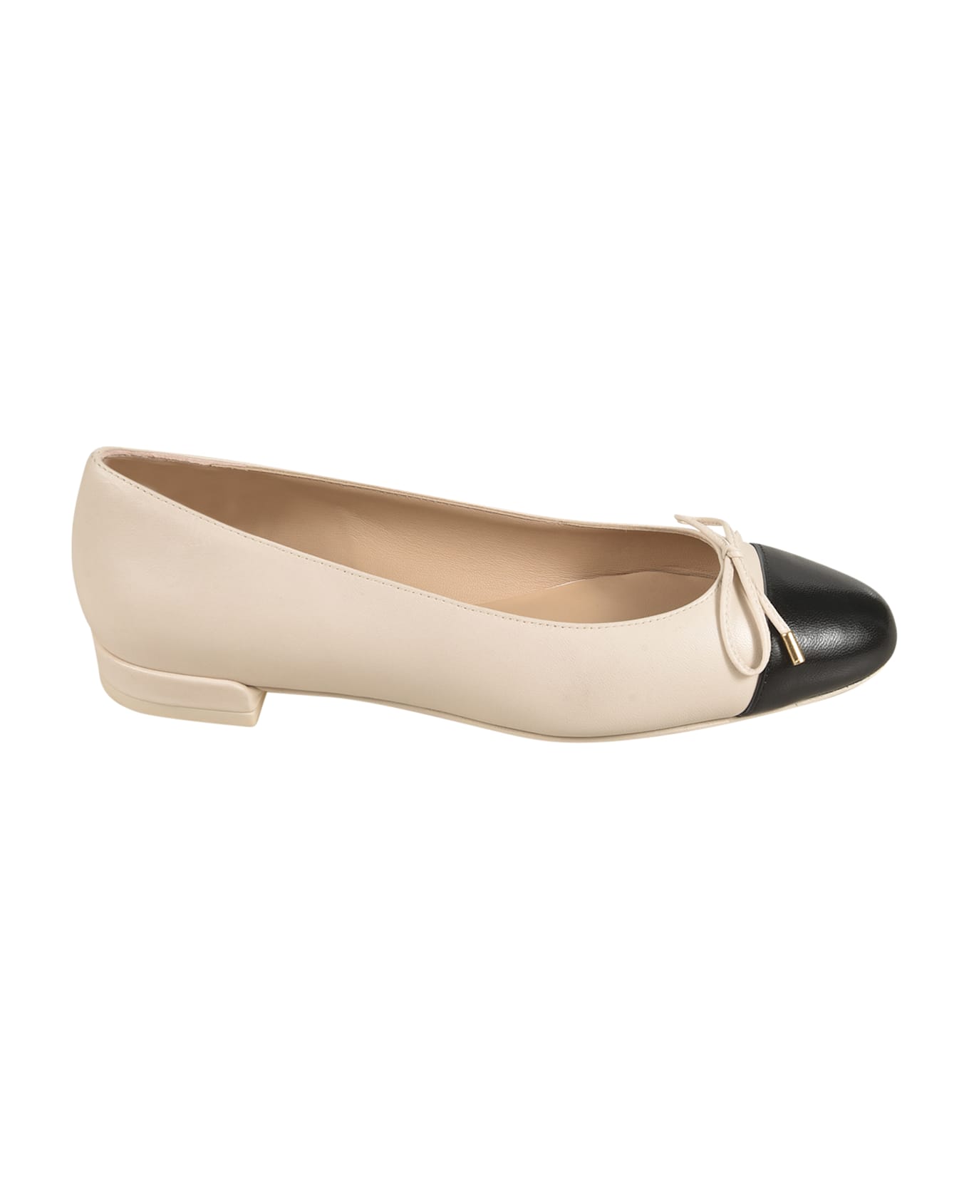 Stuart Weitzman Sleek Bow Ballerinas - Black フラットシューズ