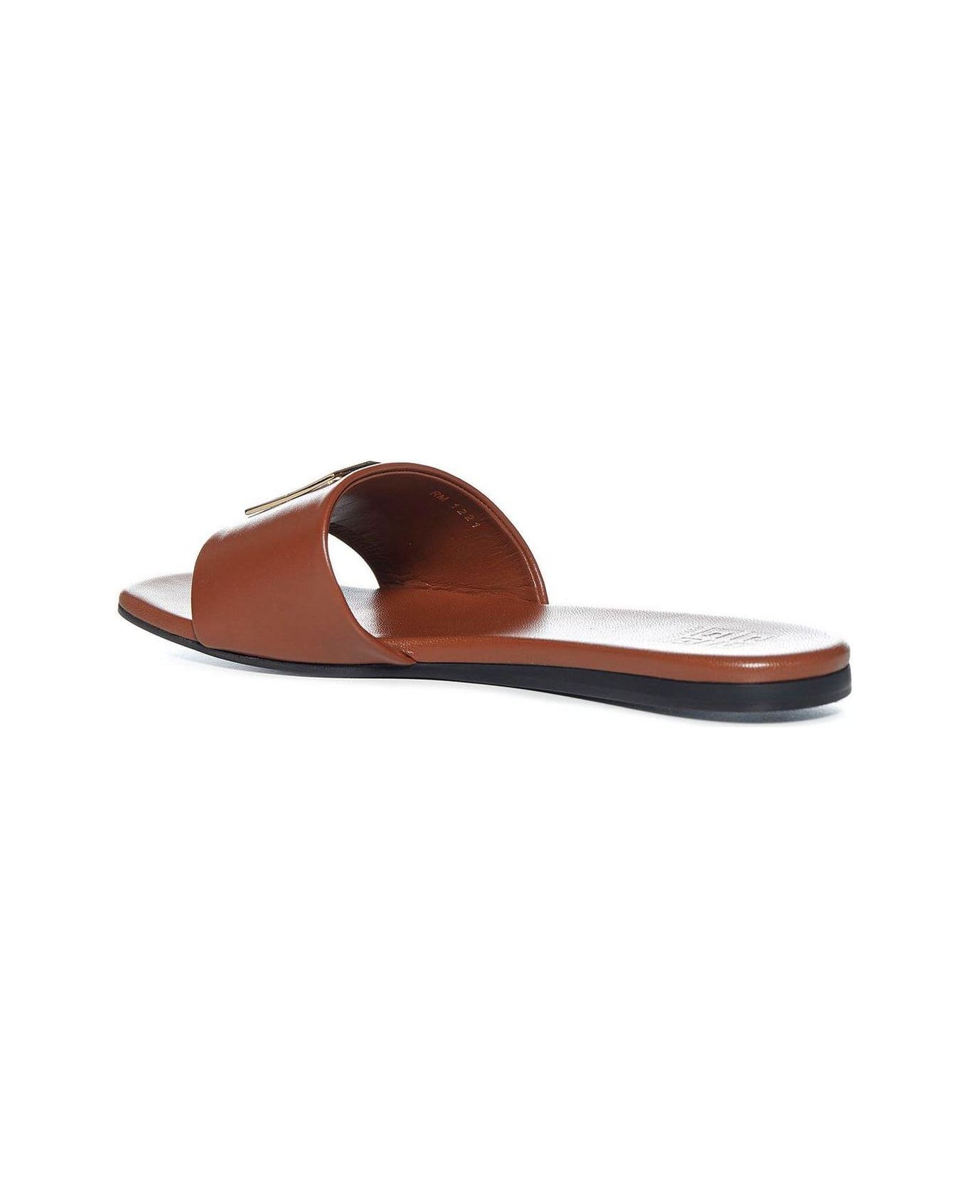 Givenchy 4g Motif Flat Sandals - BROWN サンダル