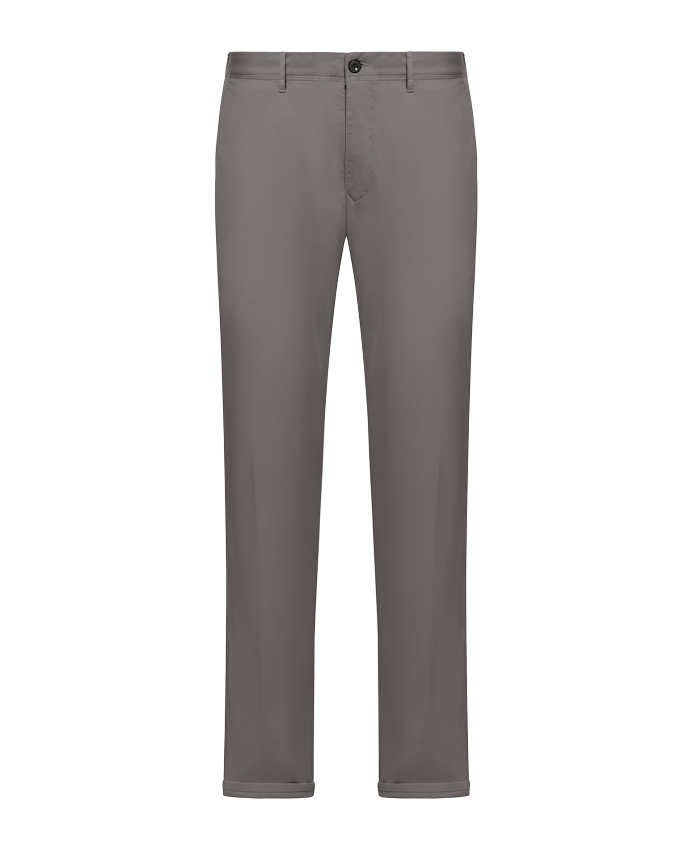 Incotex Slim Cotton Trousers - Grey