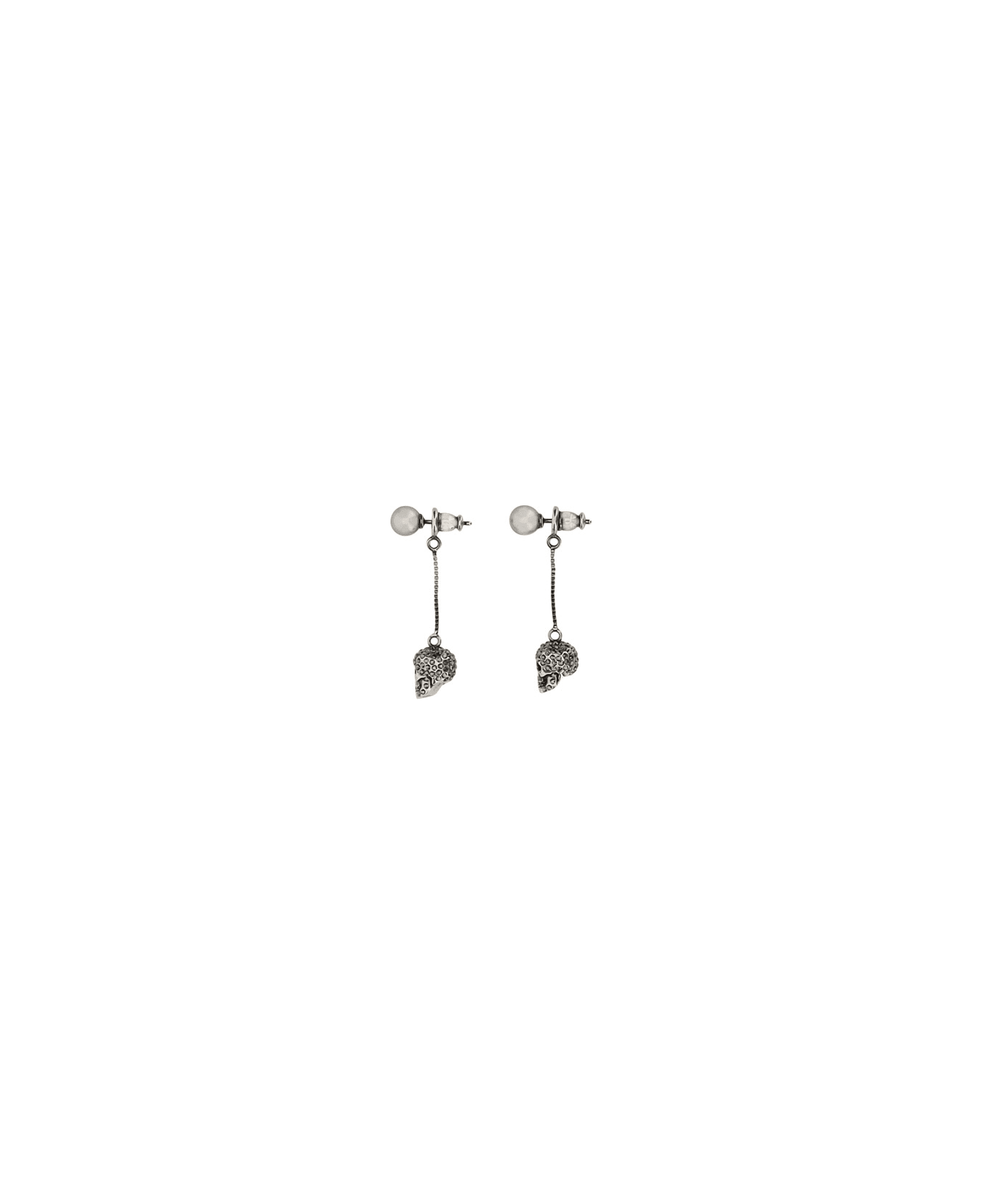Alexander McQueen Pave Skull Earrings - Mix