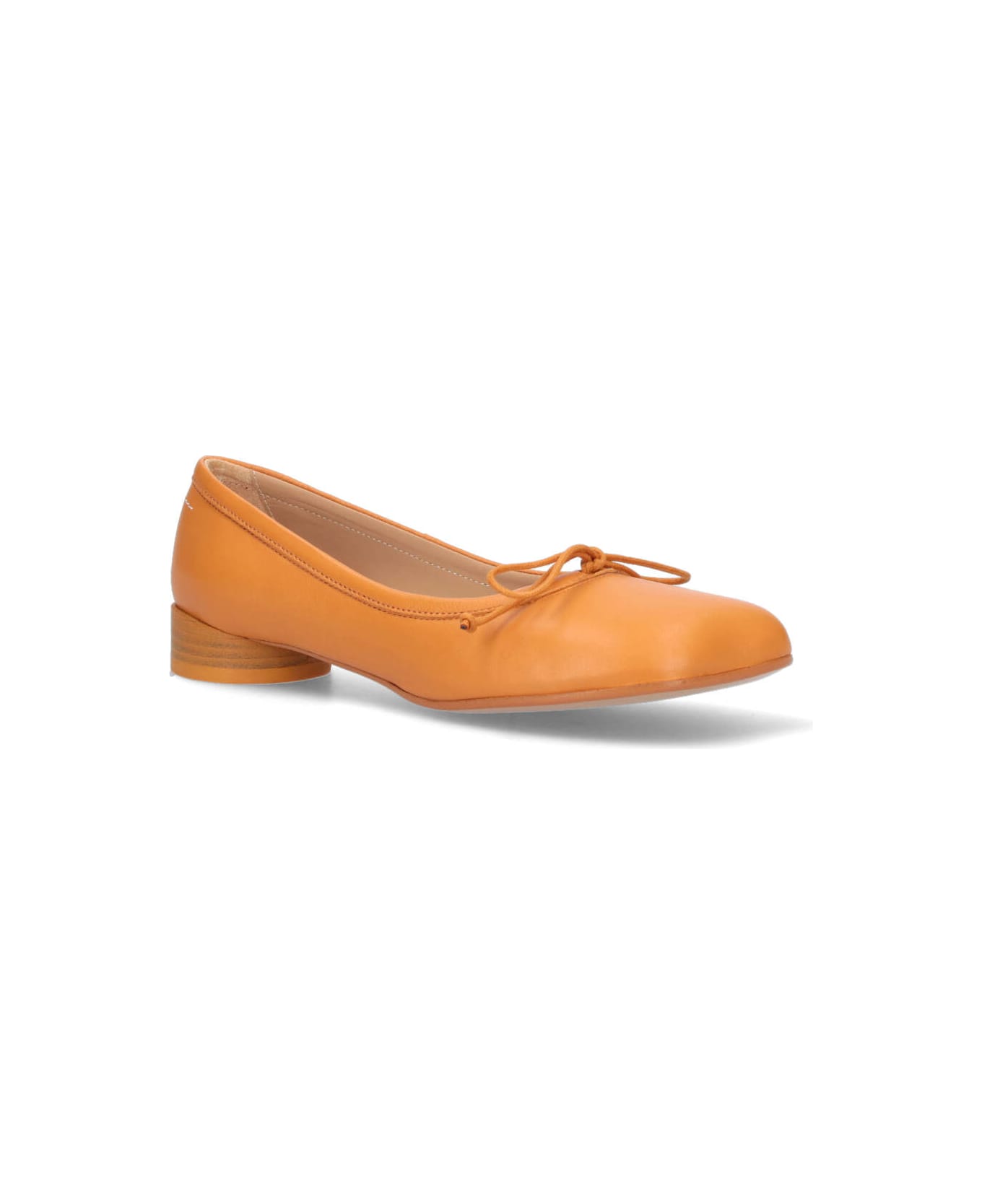 MM6 Maison Margiela Anatomical Ballet Flats - Orange