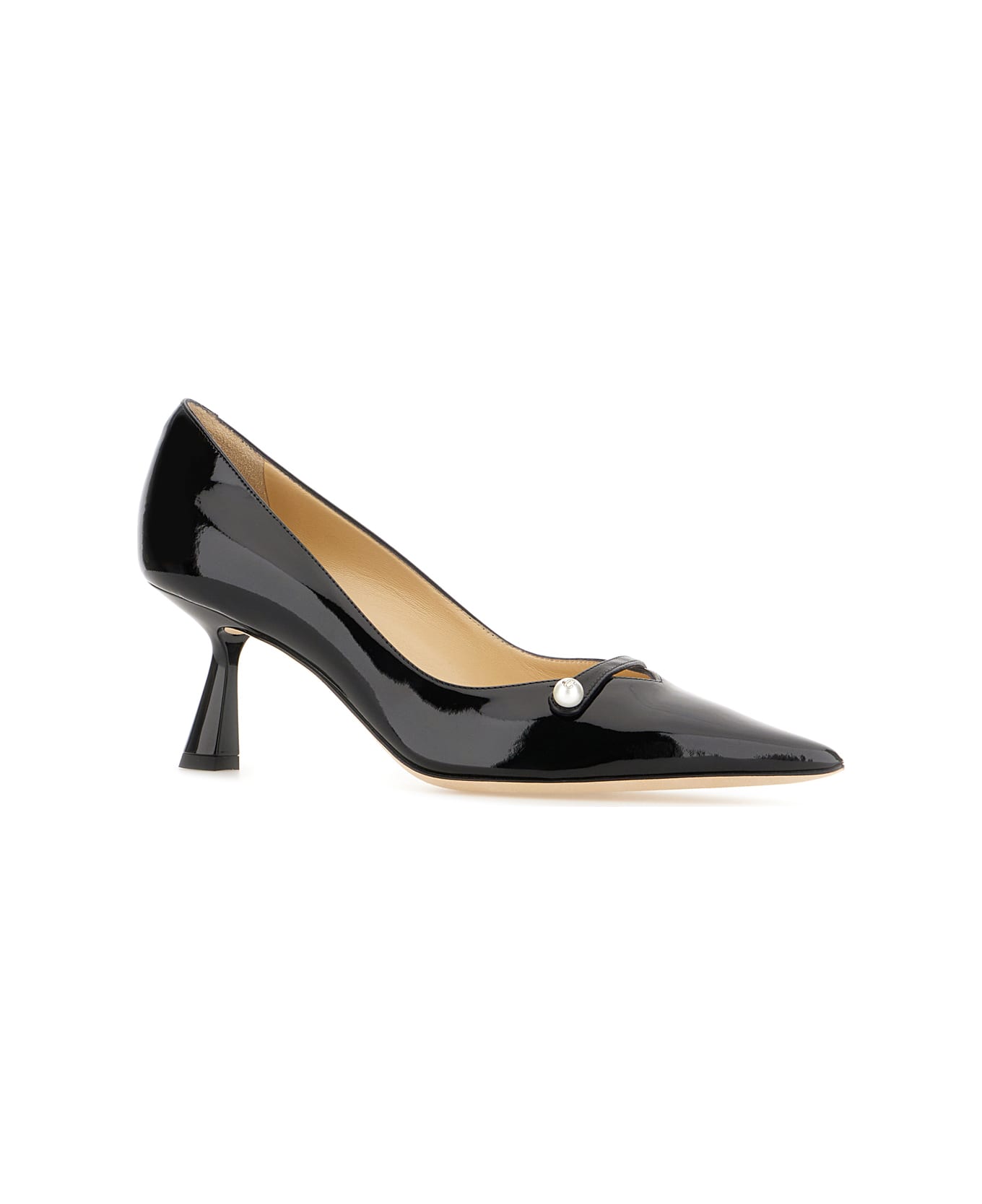 Jimmy Choo Black Leather Rosalia Pumps - BLACKBLACK