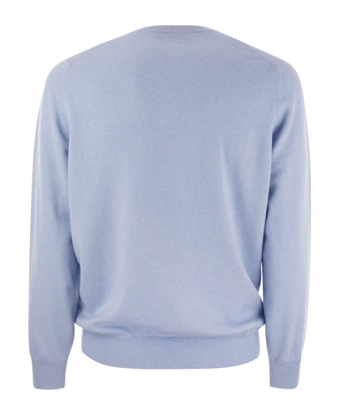 Brunello Cucinelli Cashmere Crew-neck Sweater - Light Blue