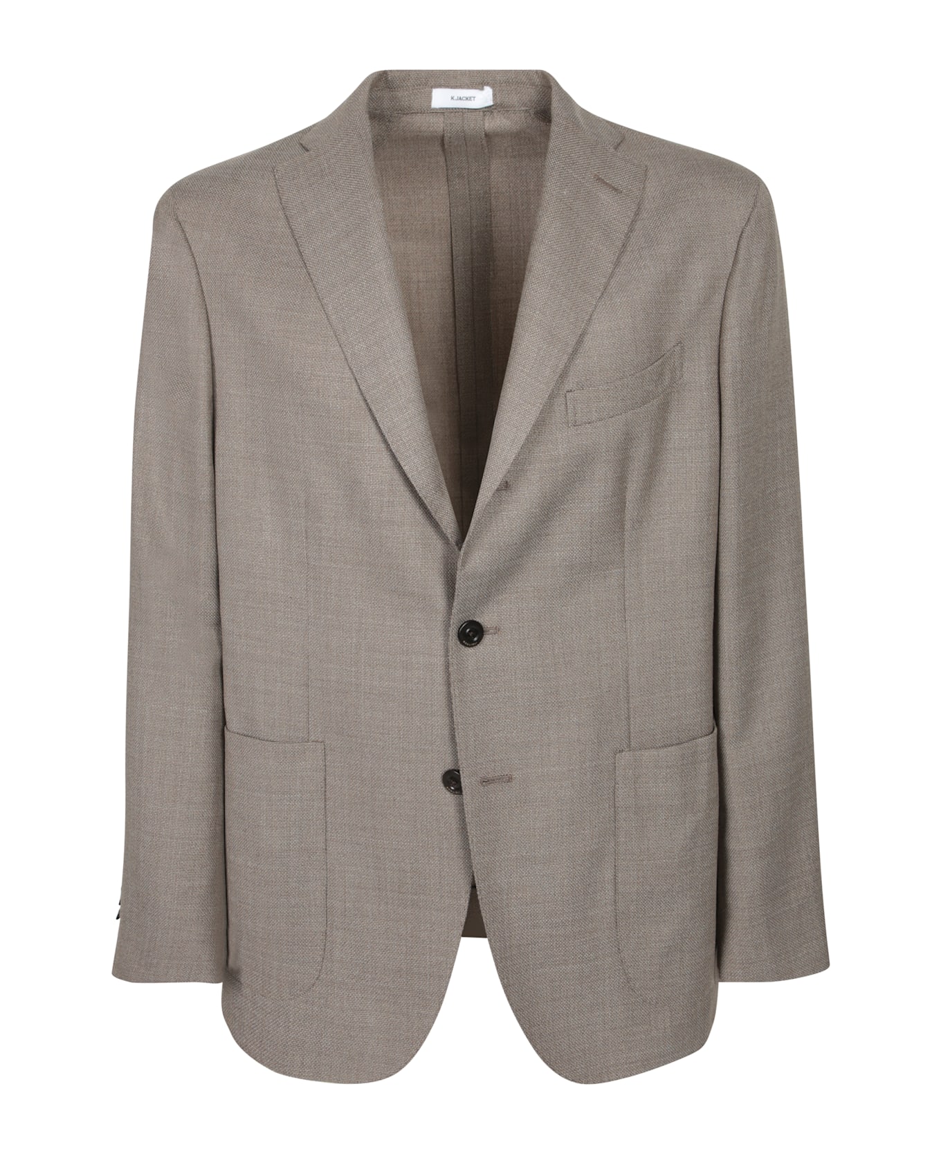 Boglioli Beige Hopsack Jacket - Tortora