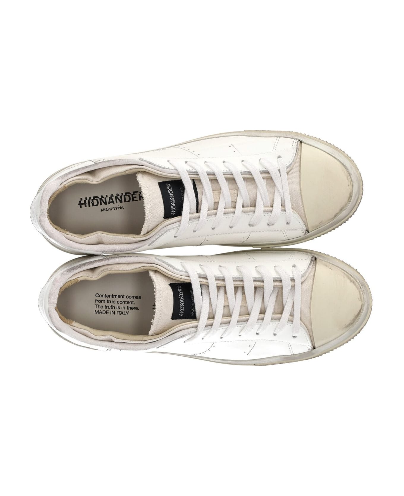 Hidnander Starless Low White Sneaker - Bianco
