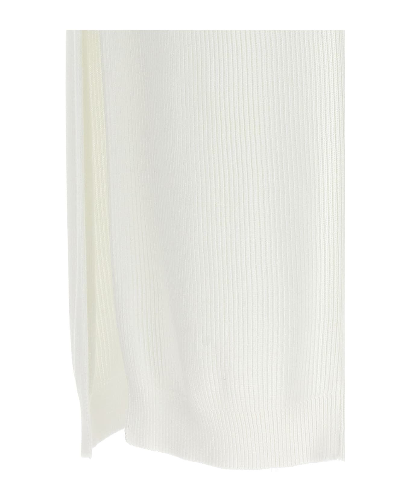 Brunello Cucinelli Knitted Skirt - White