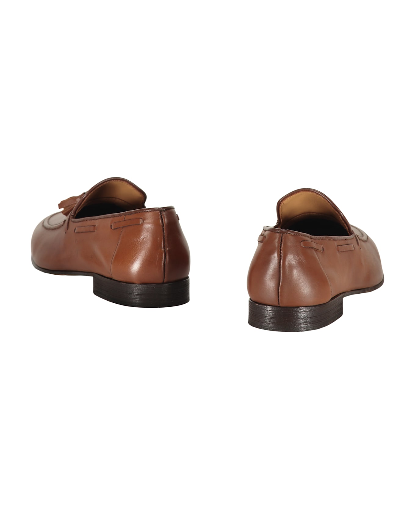 Bruno Magli Calfskin Loafers - brown