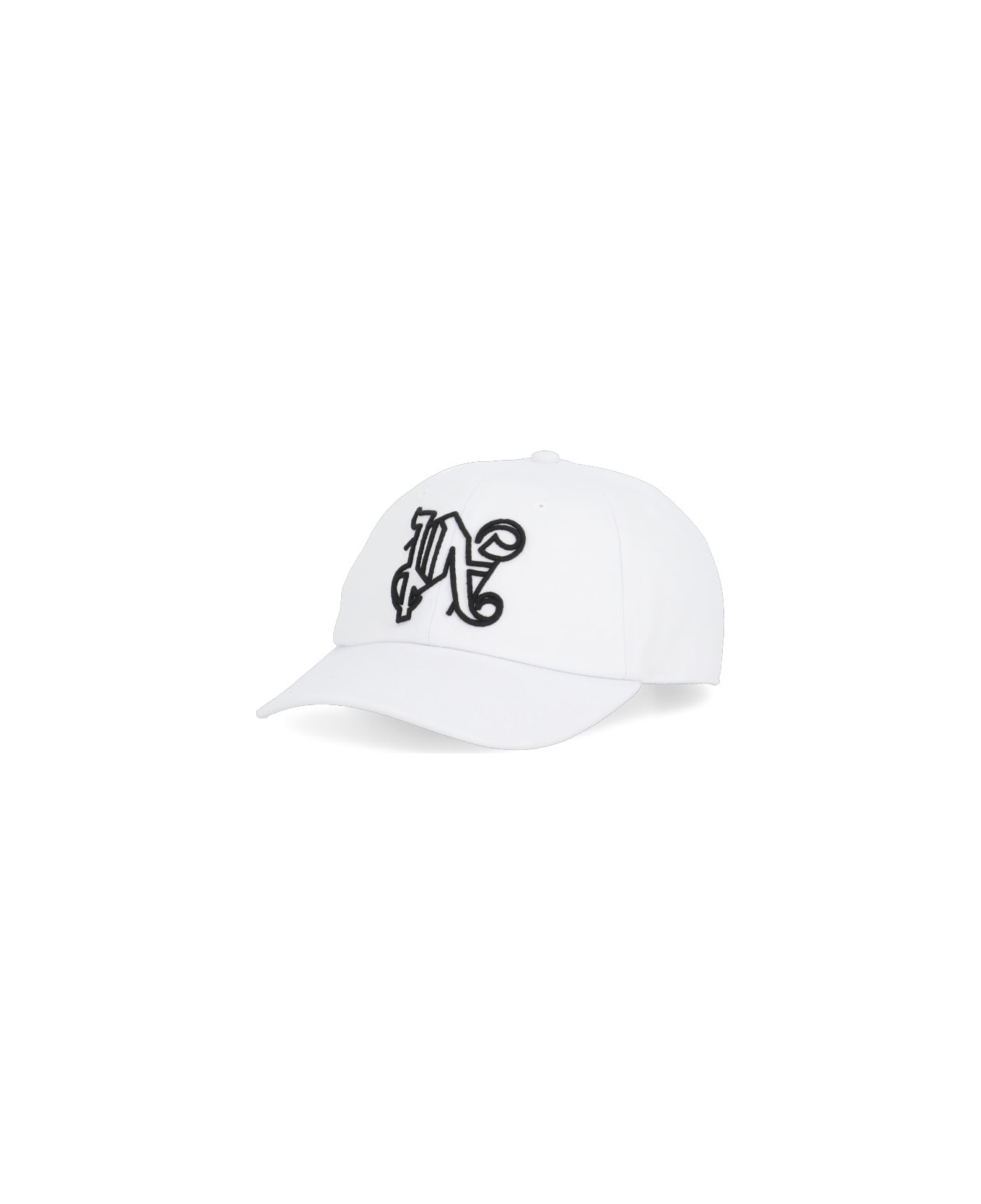 Palm Angels Baseball Cap With Logo - White