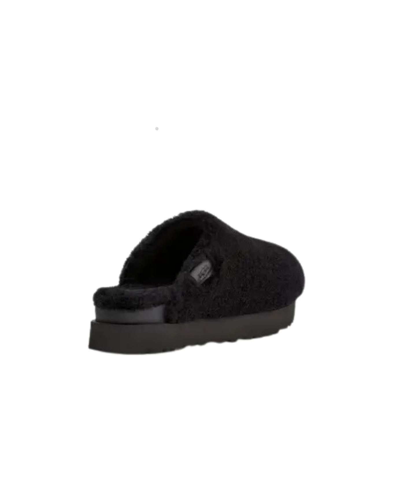 UGG W Fuzz Sugar Slide Shoes - Blk Black