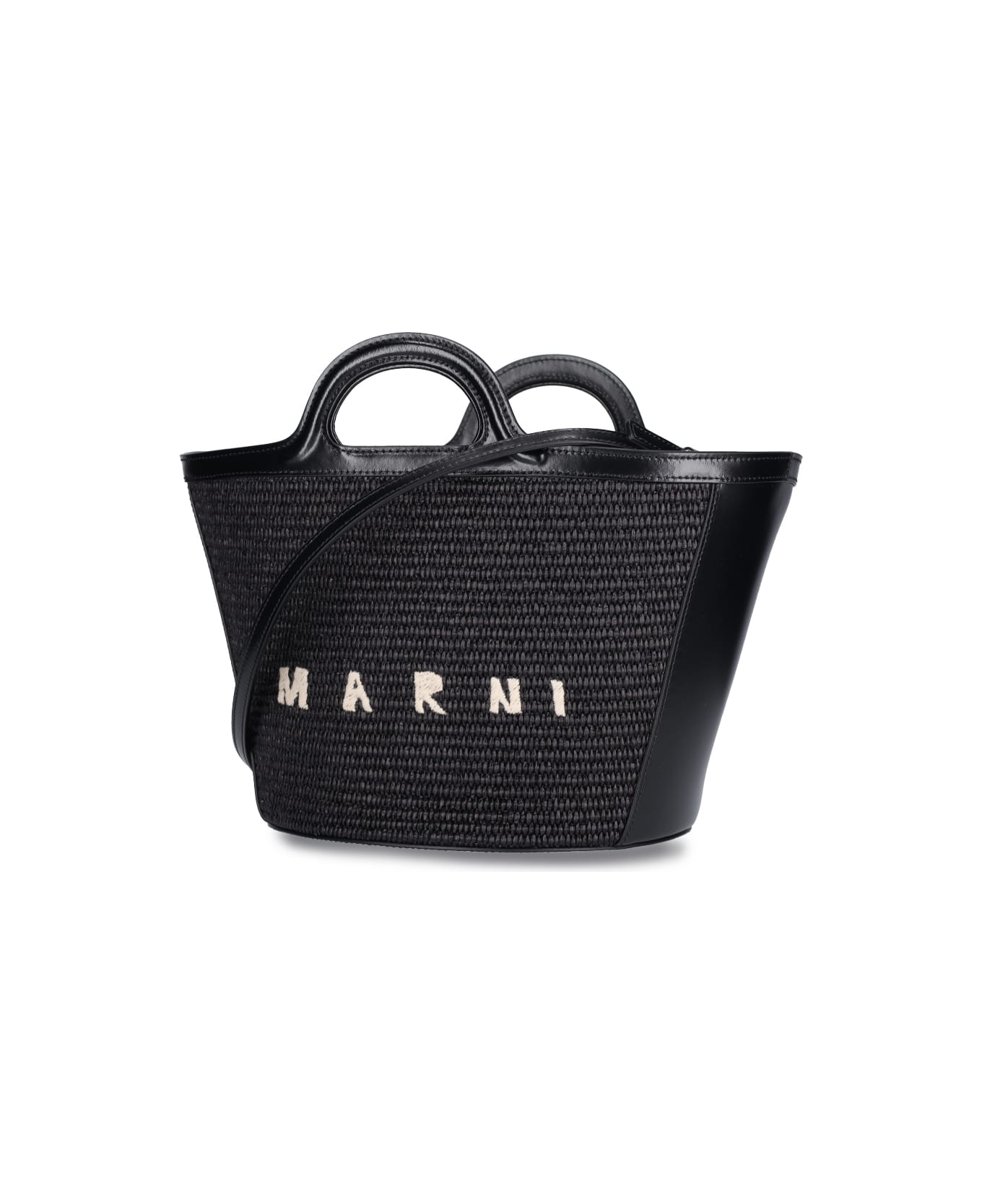 Marni "tropicalia" Small Tote Bag - Black  