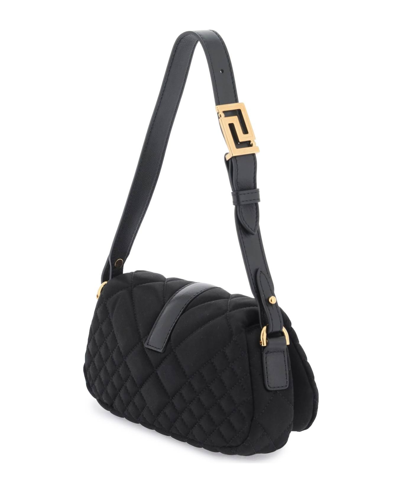 Versace Mini Lamb Leather Crossbody Bag - Black トートバッグ