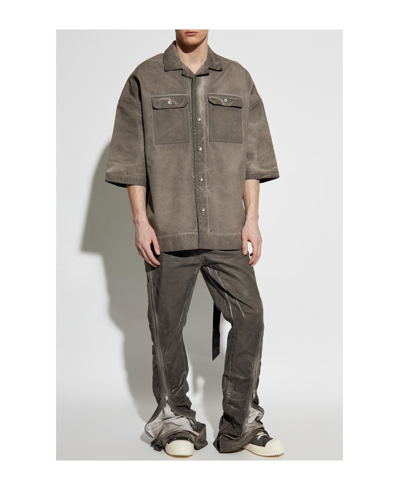 DRKSHDW Rick Owens Drkshdw Shirt Magnum Tommy Shirt - GREY