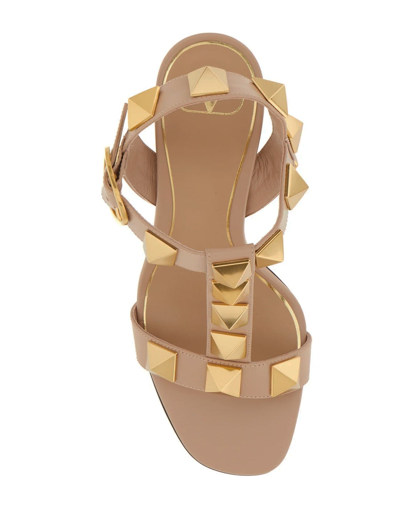 Valentino Garavani Garavani Roman Stud Sandals - Beige