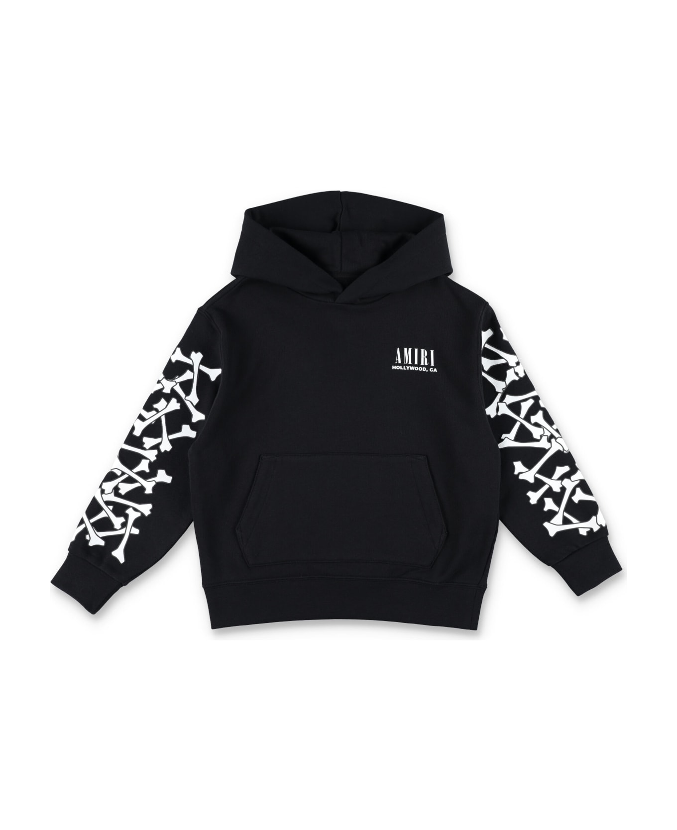 AMIRI Kid - Hoodie Skeleton Sleeves - BLACK