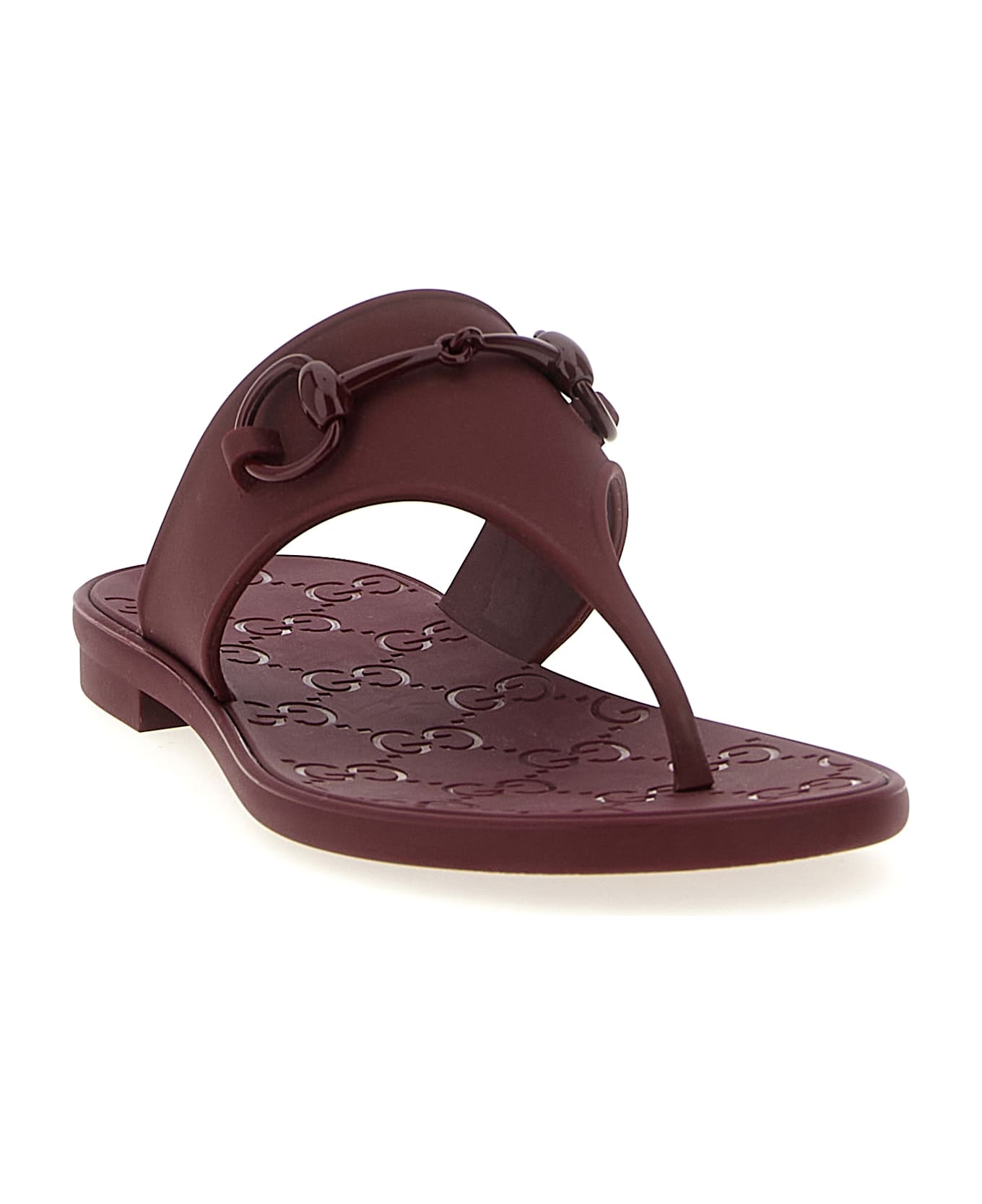 Gucci Thong Sandals - Bordeaux