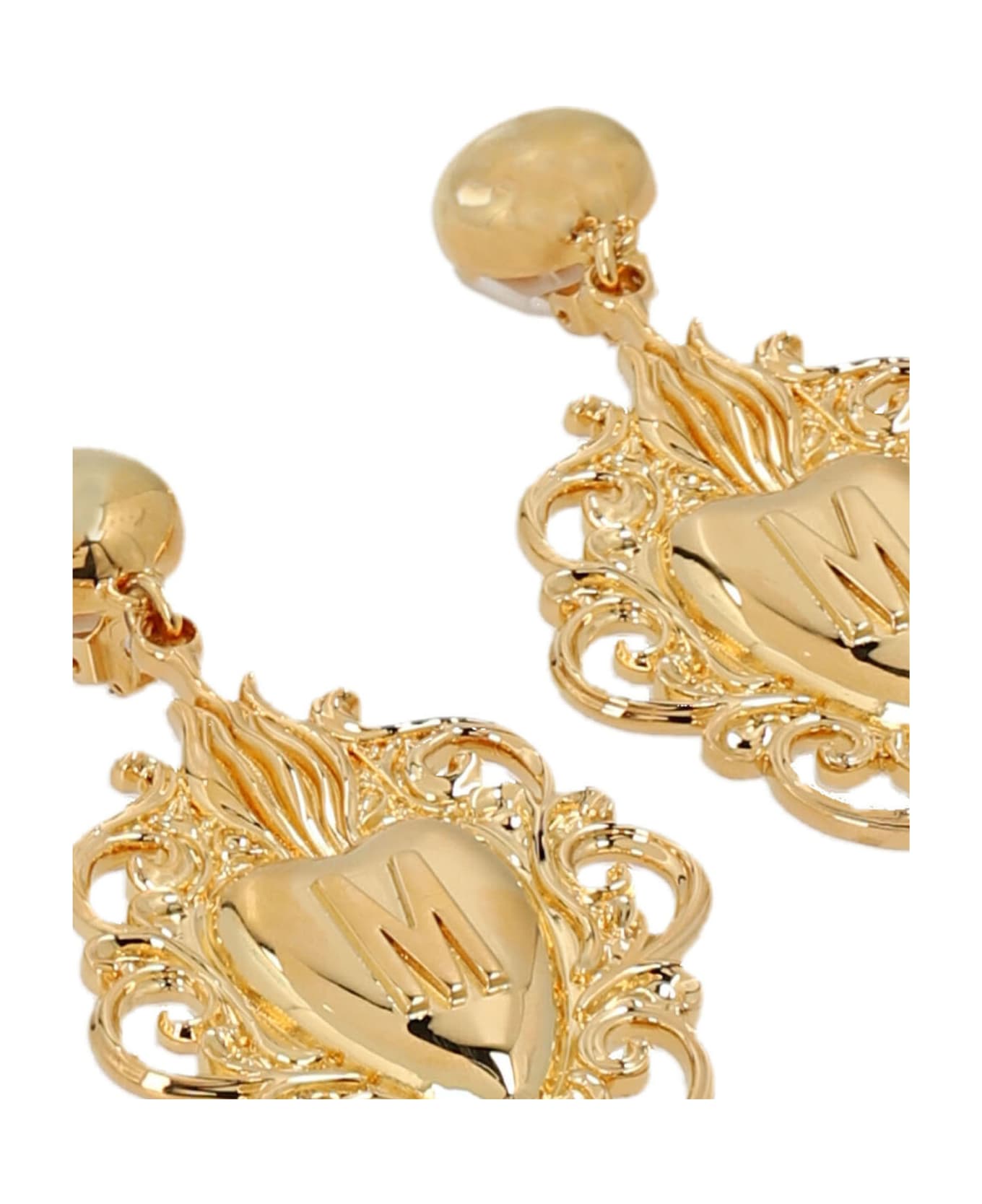 Moschino 'heart Sacred' Earrings Moschino - GOLD ジュエリー
