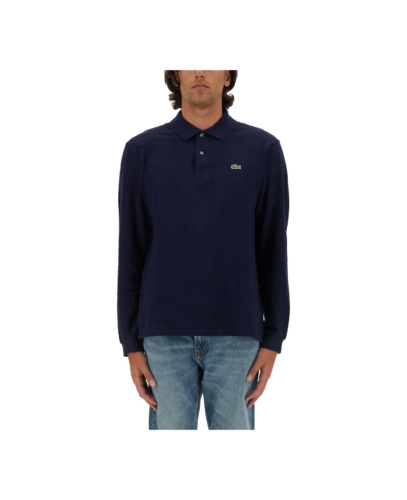 Lacoste Polo With Logo - BLUE