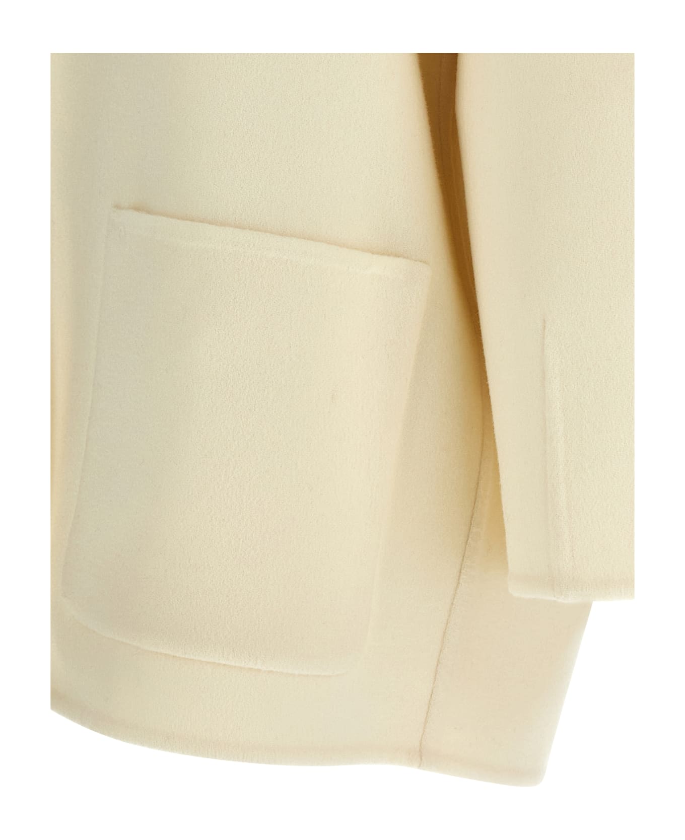 Fabiana Filippi Cashmere Coat - White