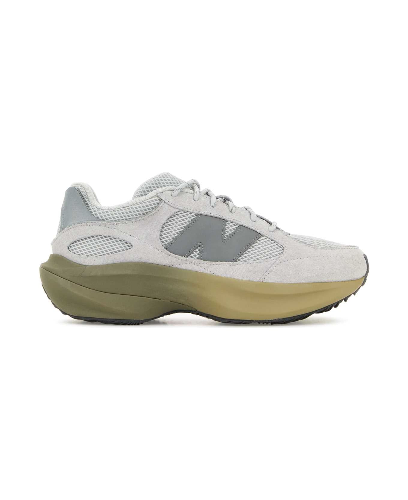 New Balance Grey Suede And Mesh Wrpd Sneakers - RAINCLOUD スニーカー