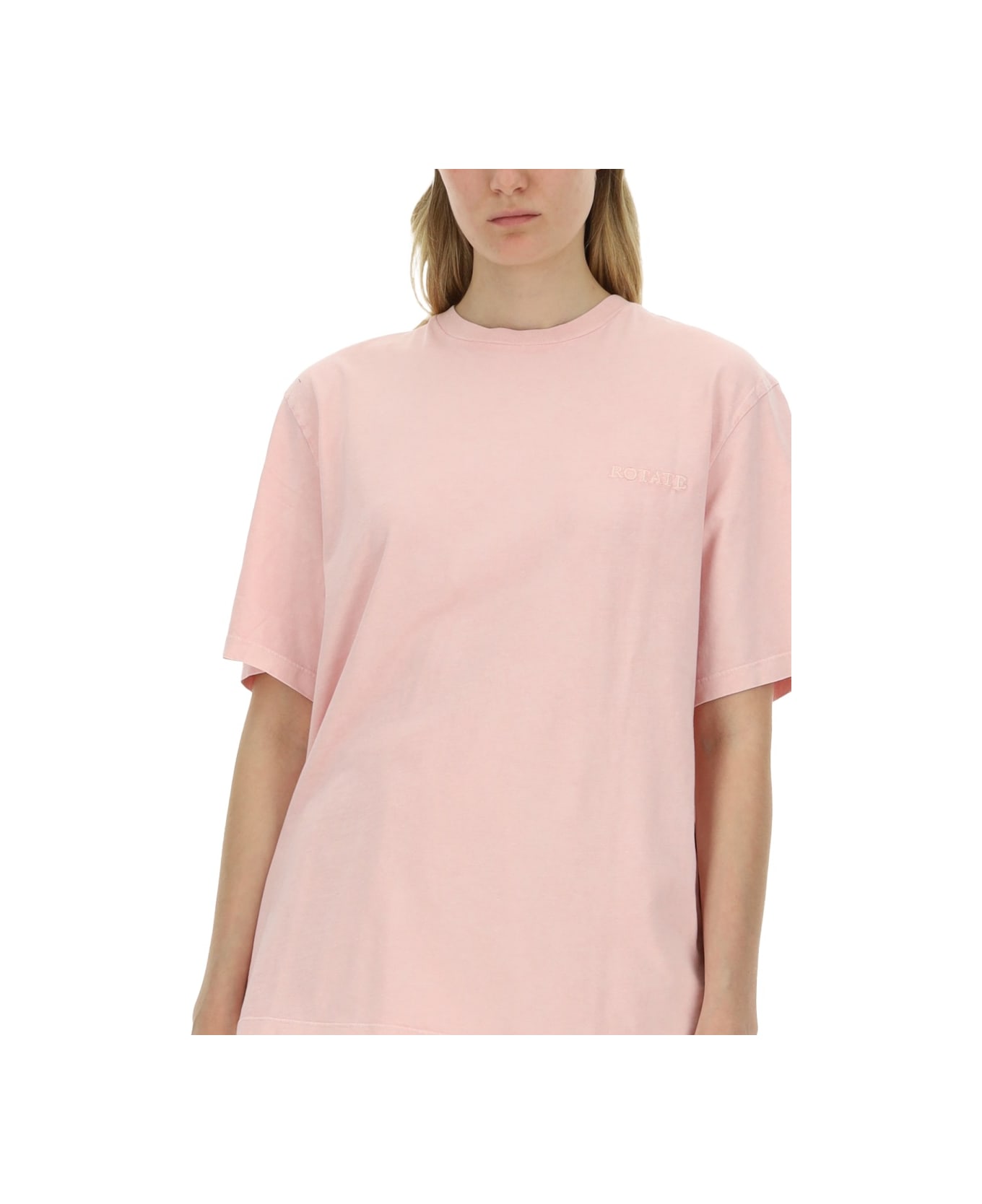 Rotate by Birger Christensen Oversized T-shirt - PINK