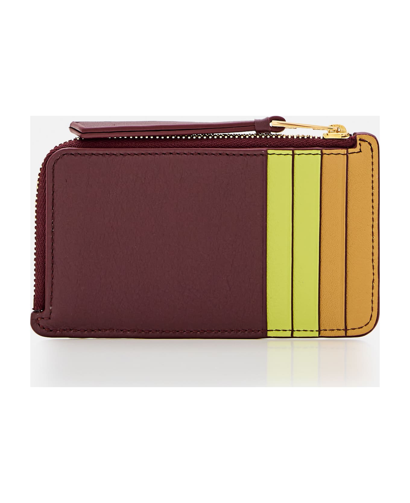loewe almost Grey Coin Leather Cardholder - MultiColour
