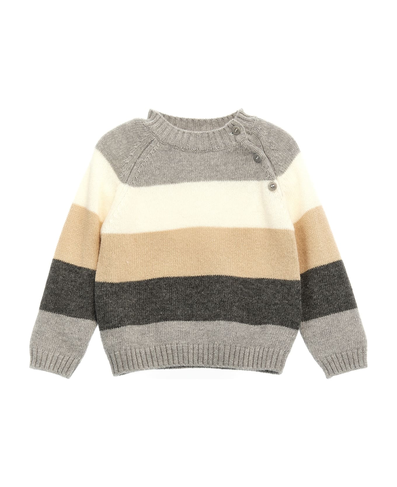 Il Gufo Striped Sweater - Yellow