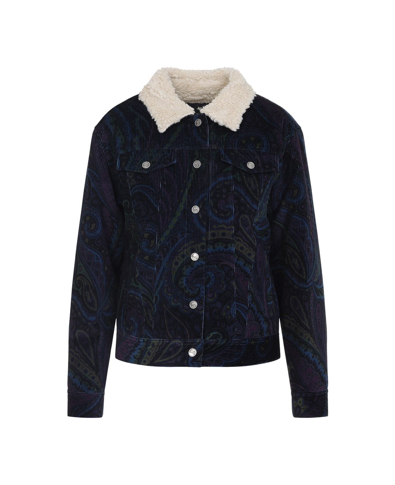 Etro Outerwear - Stampa F.do Blu