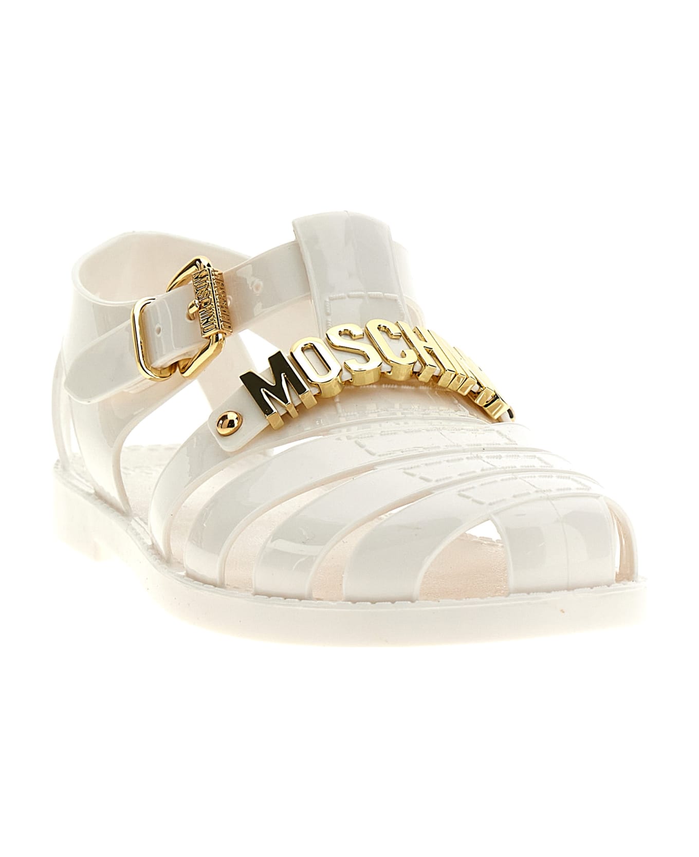 Moschino Jelly Sandals - White