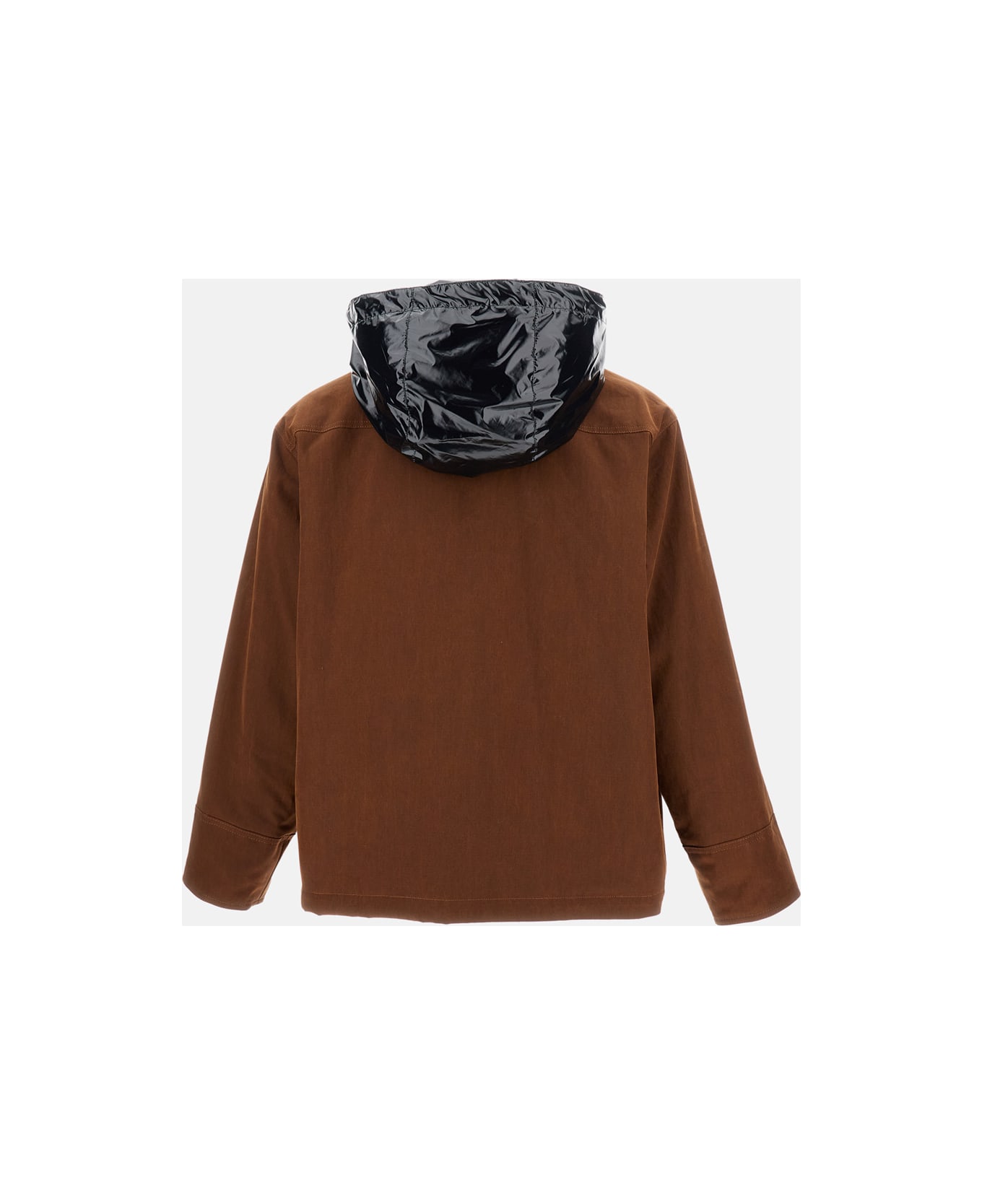 Plan C Hooded Jacket - Brown