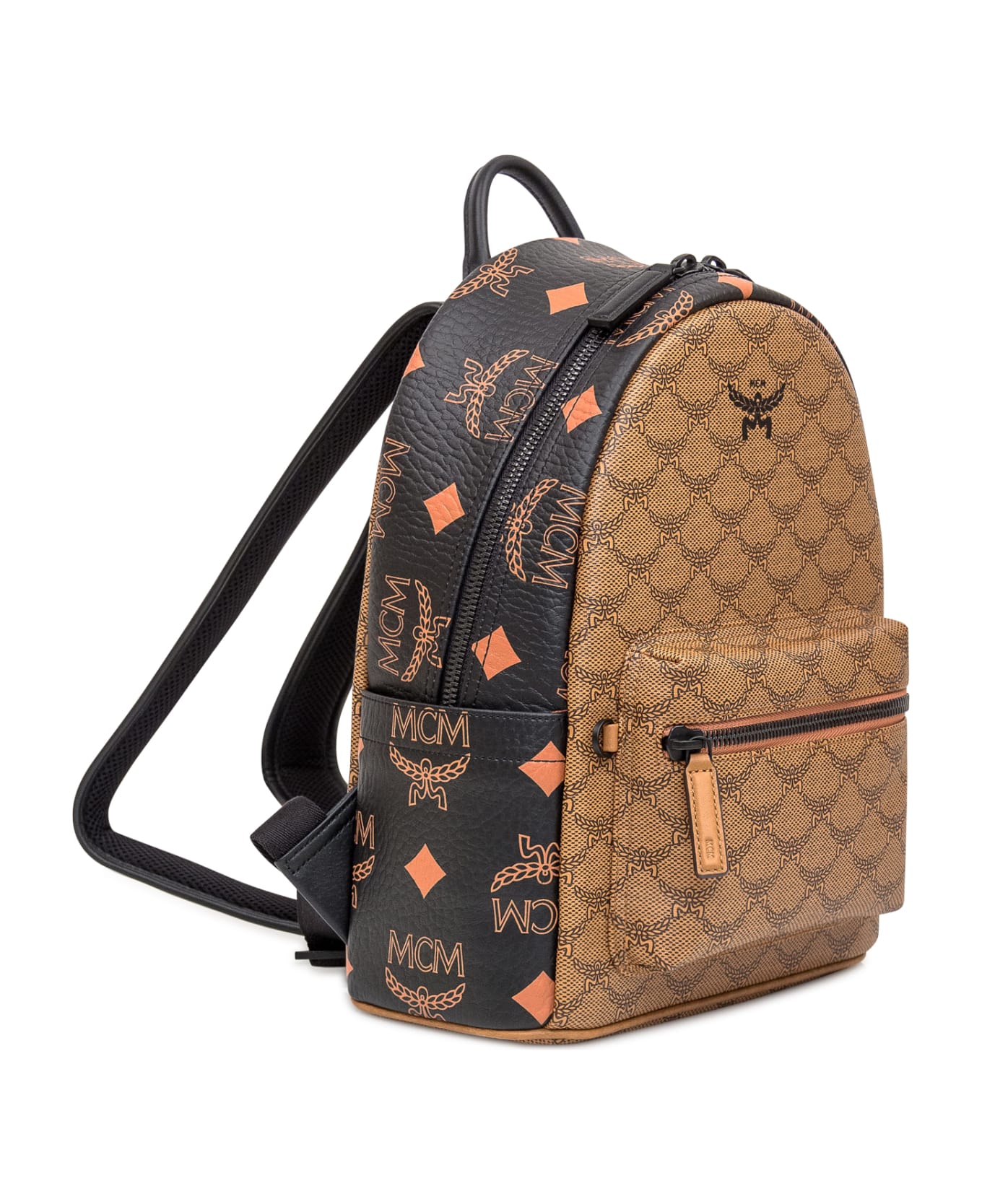 MCM Monogram Backpack - COGNAC