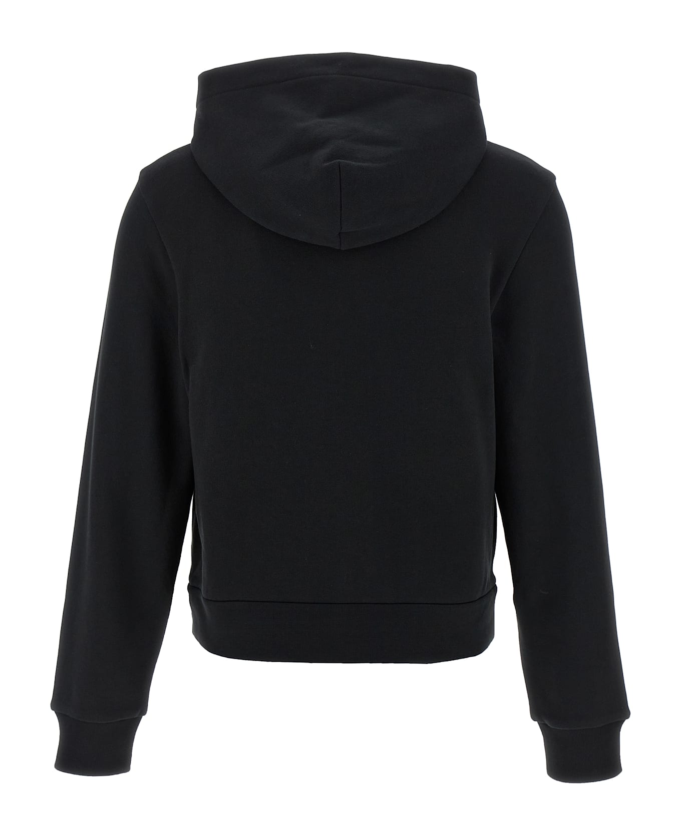 Moncler Logo Patch Hoodie - Black  