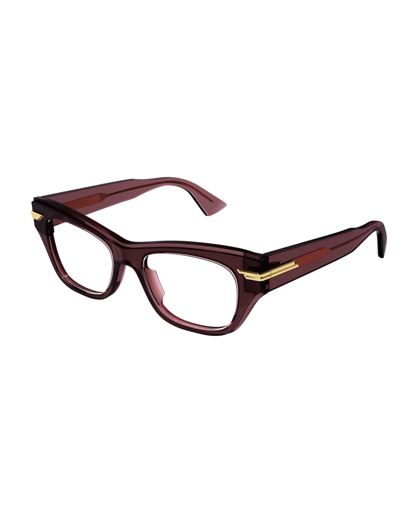 Bottega Veneta Eyewear Bv1152o-003 - Burgundy Glasses - burgundy