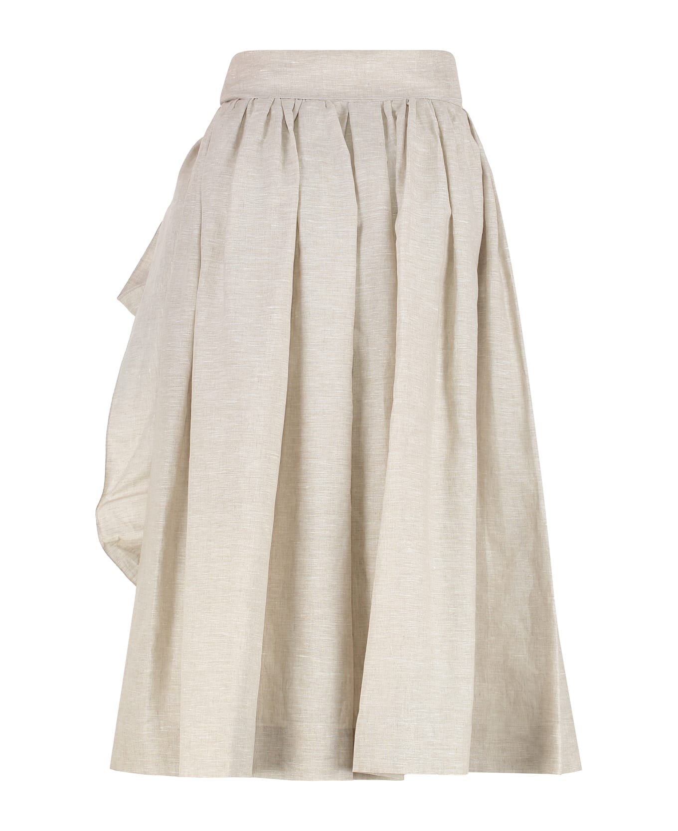 Fabiana Filippi Linen Skirt - Sand