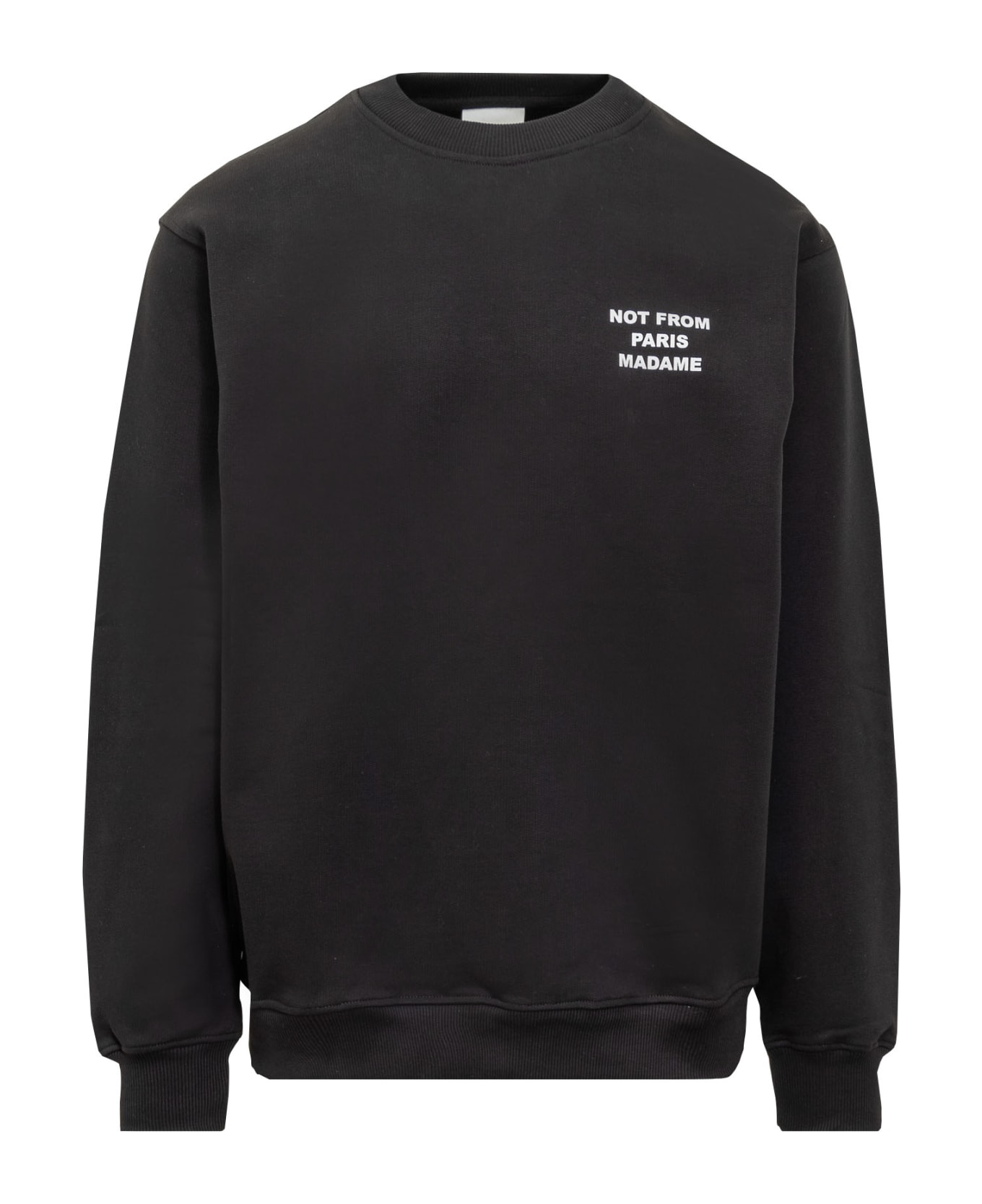 Drôle de Monsieur Le Slogan Sweatshirt - Nero