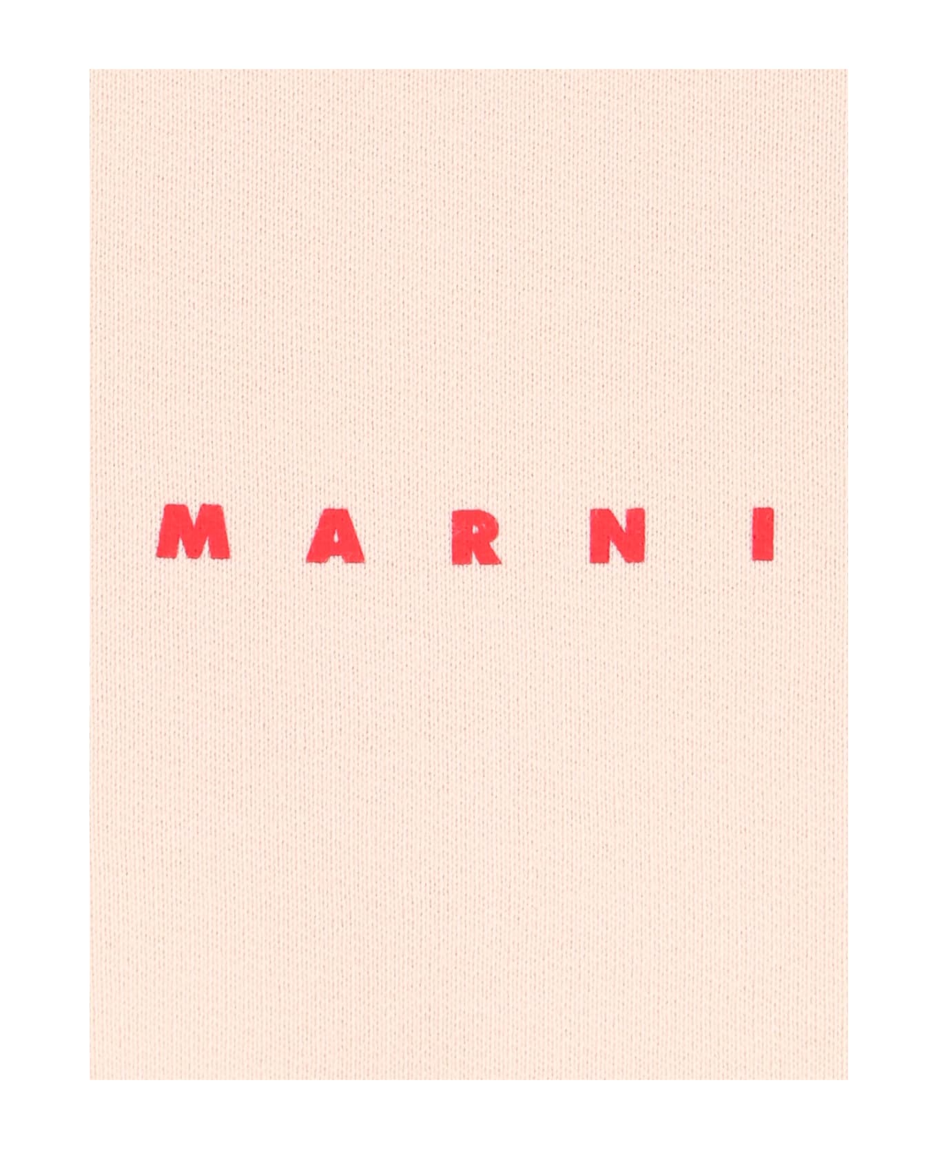 Marni Logo Crewneck Sweatshirt - Beige
