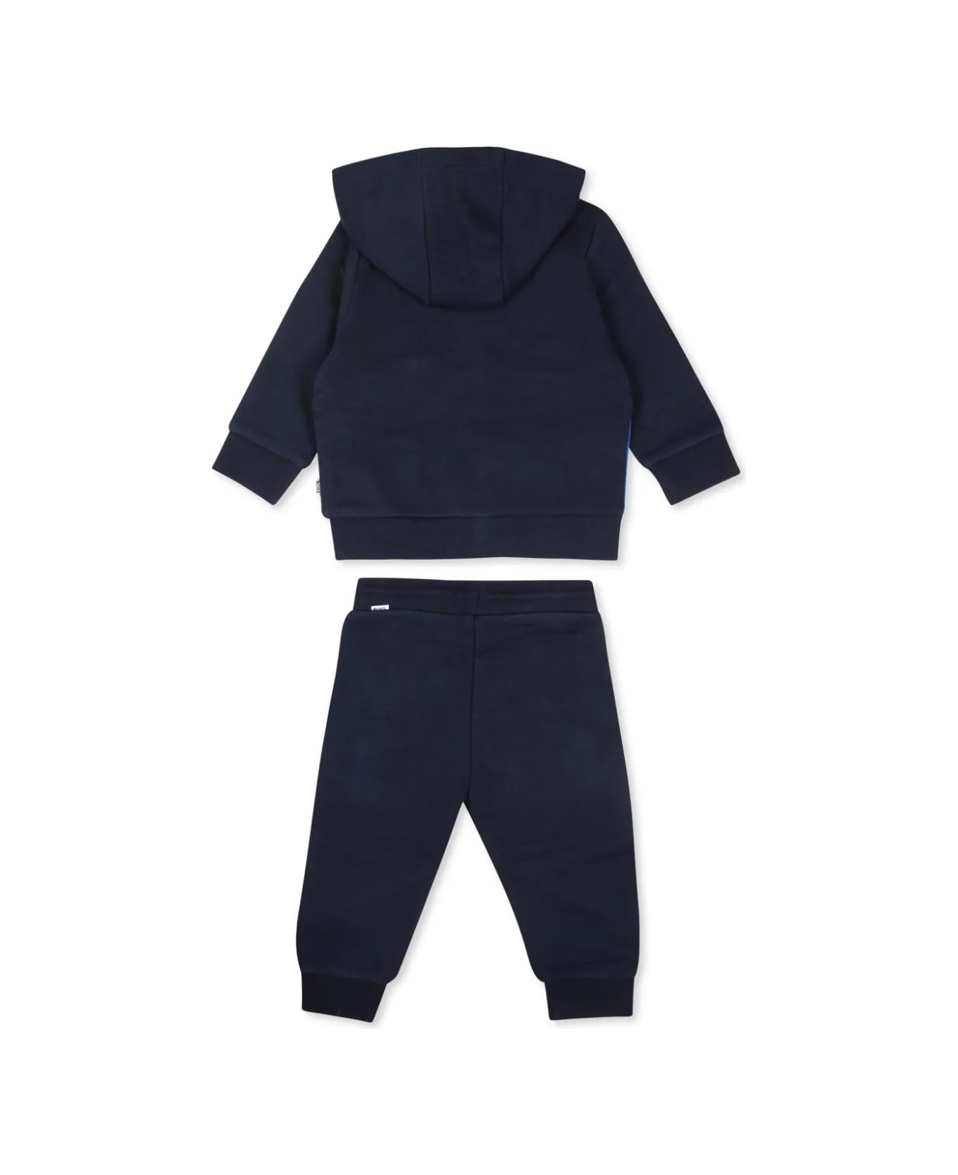 Hugo Boss Tuta 2 Pezzi Con Logo - Blue ボディスーツ＆セットアップ