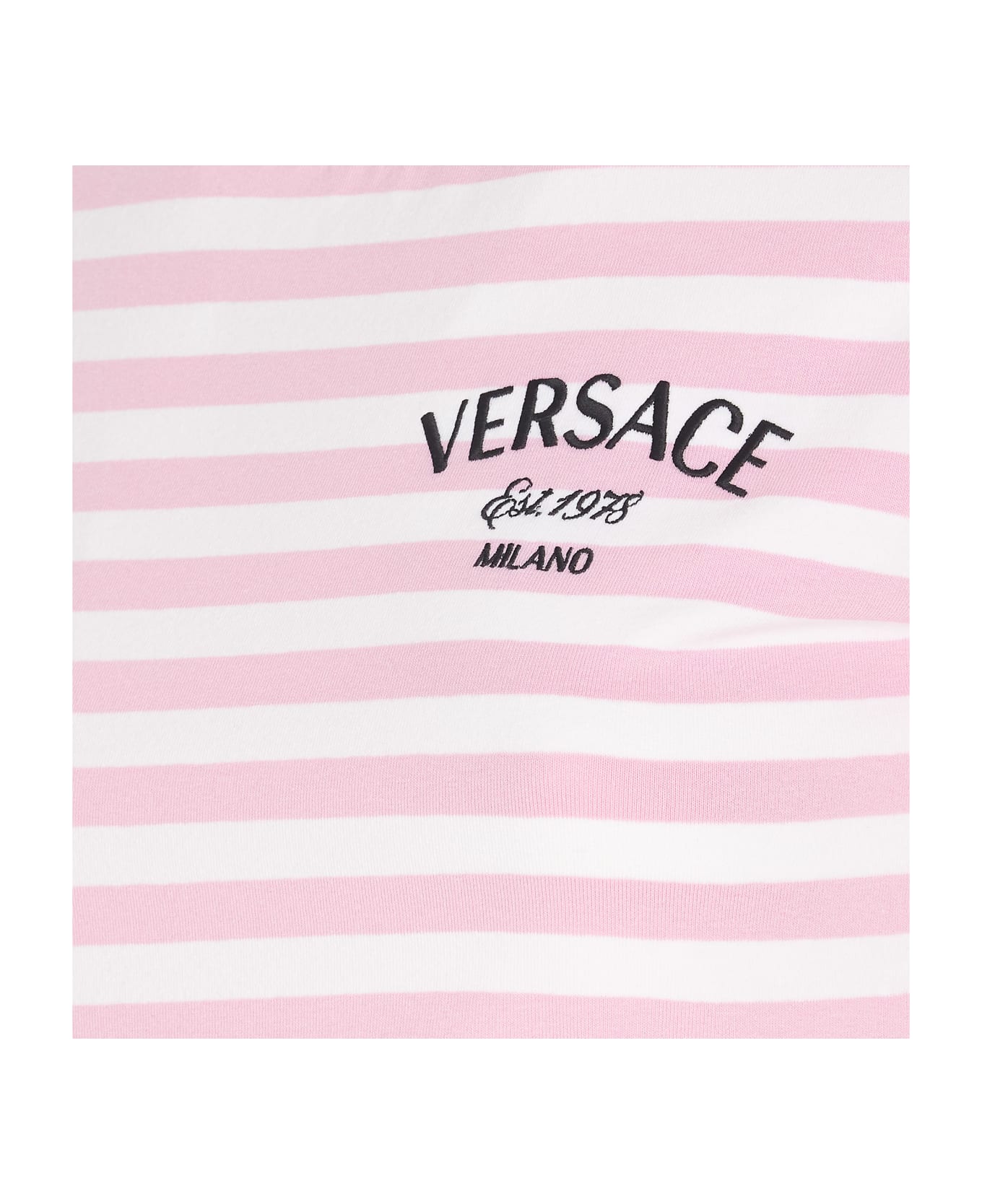 Versace Nautical Stripe T-shirt - Pink
