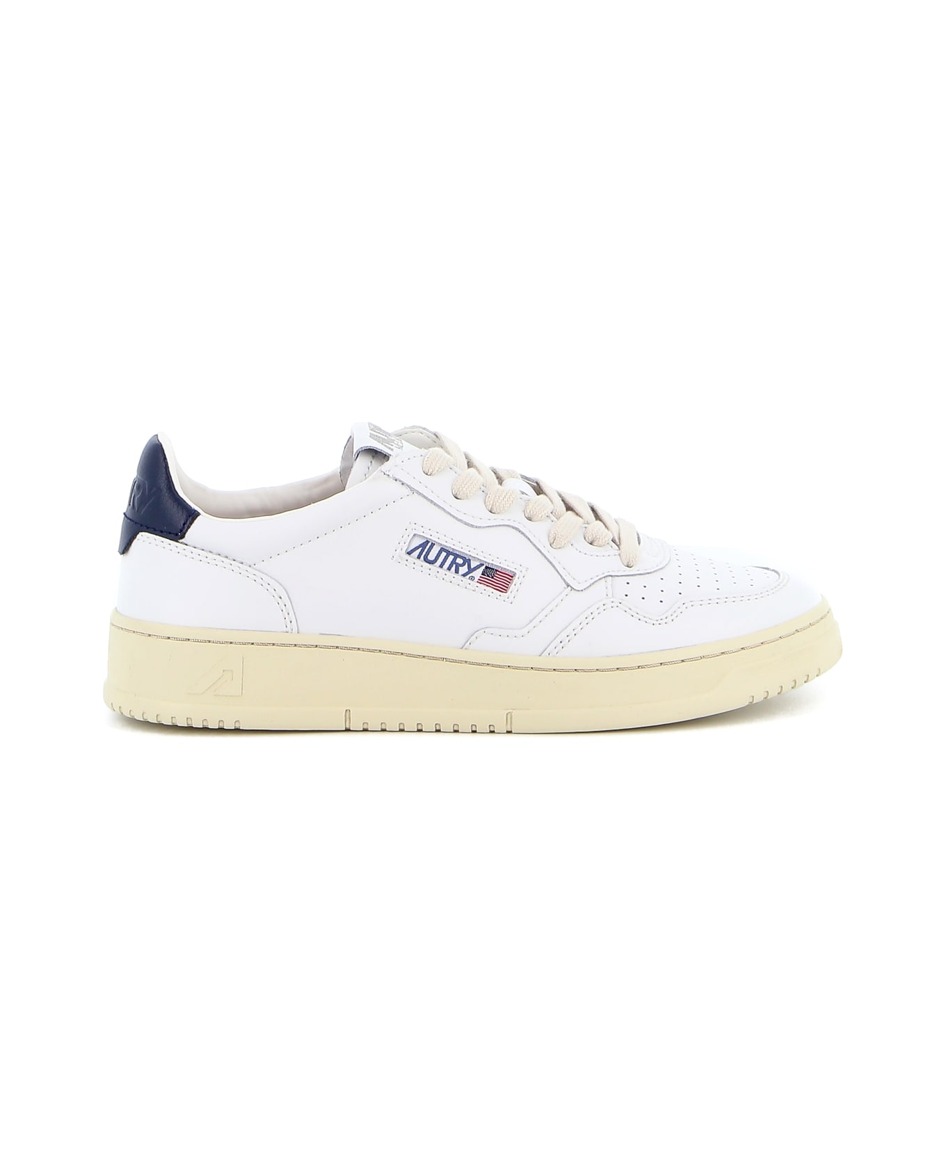 Autry 01 Low Leat Leat - WHITE スニーカー