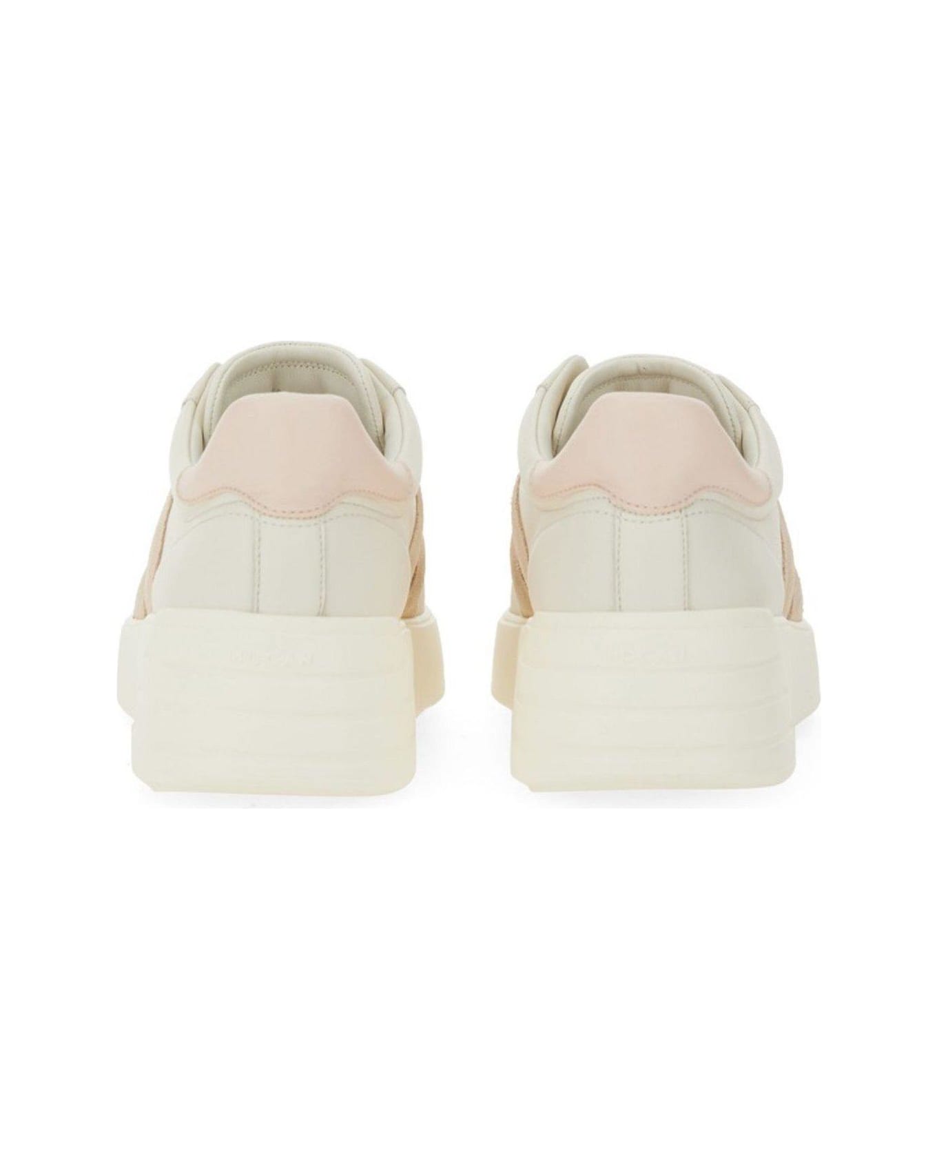 Hogan Rebel Low-top Sneakers - WHITE, pink